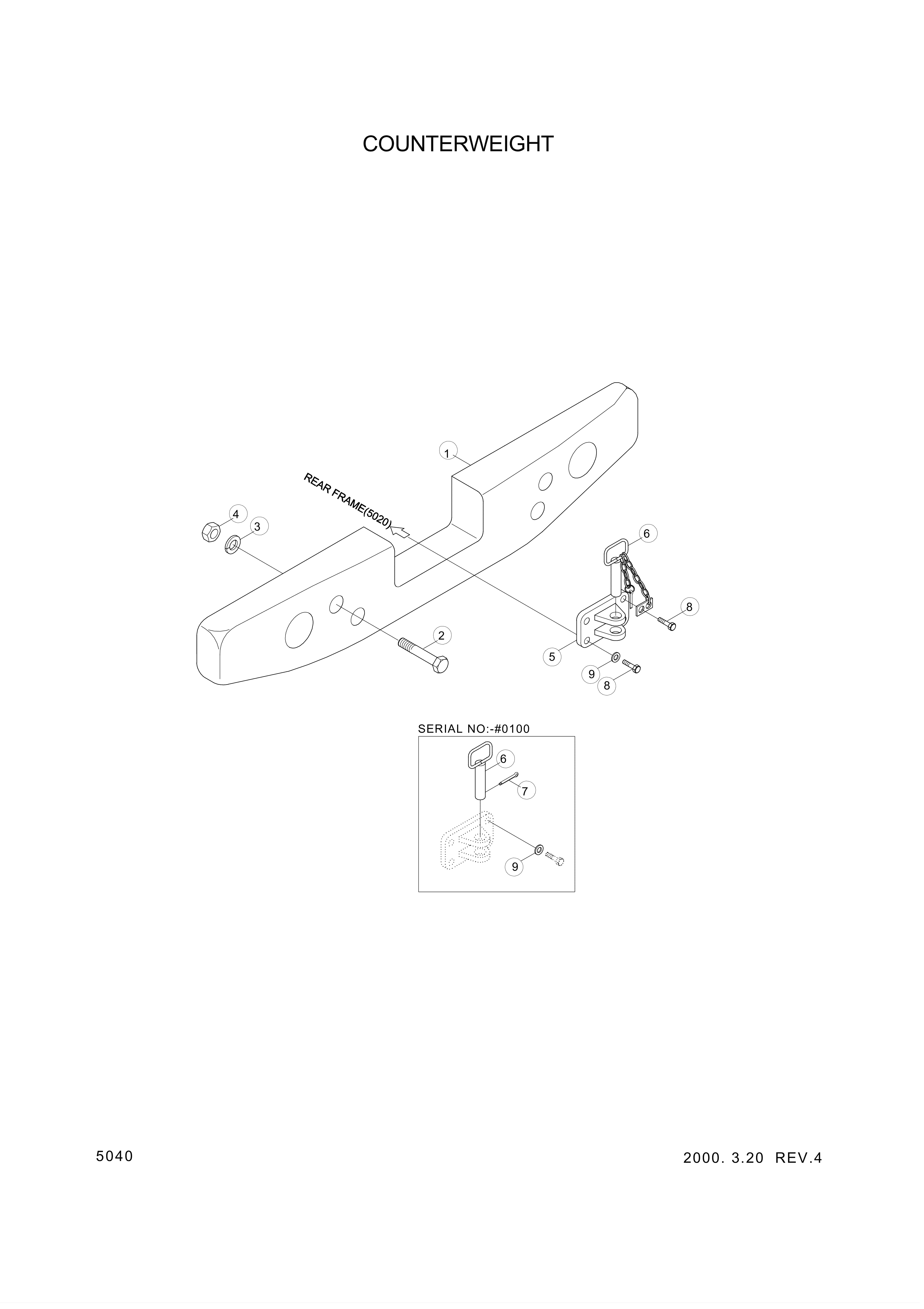 drawing for Hyundai Construction Equipment S208-301002 - NUT-HEX (figure 3)