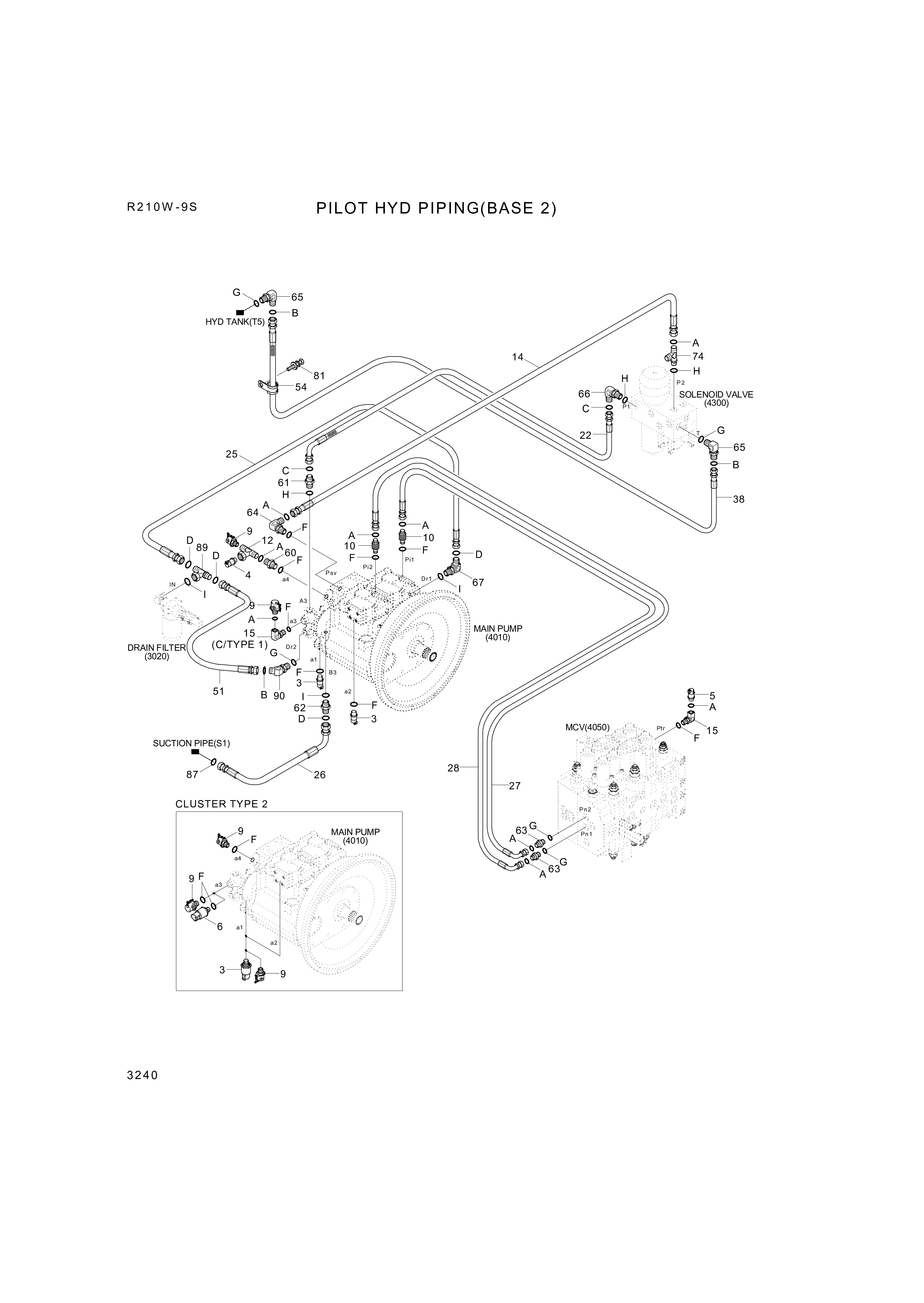 drawing for Hyundai Construction Equipment P930-043055 - HOSE ASSY-ORFS&THD (figure 3)