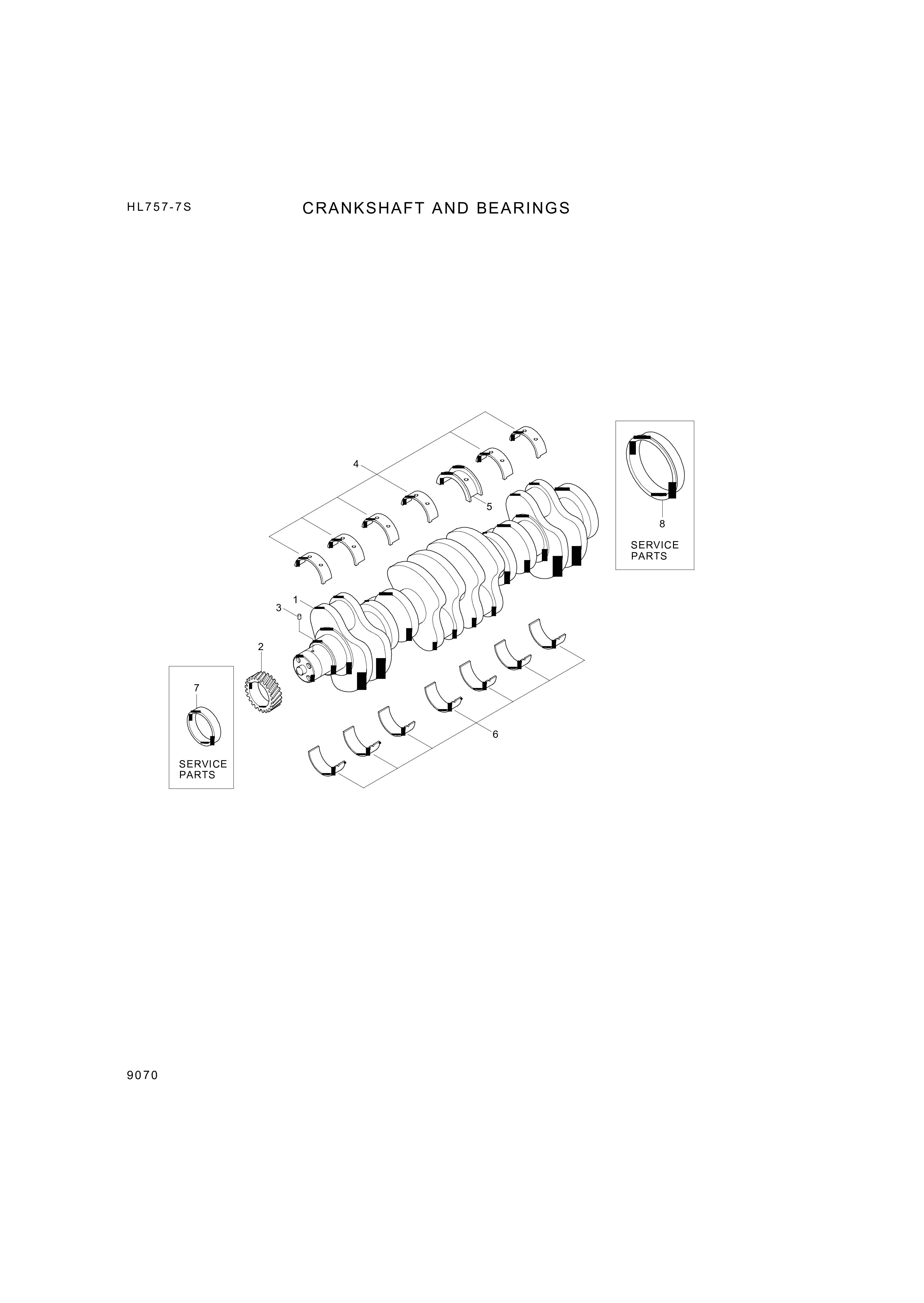 drawing for Hyundai Construction Equipment YUBP-06190 - BEARING-THRUST (figure 1)