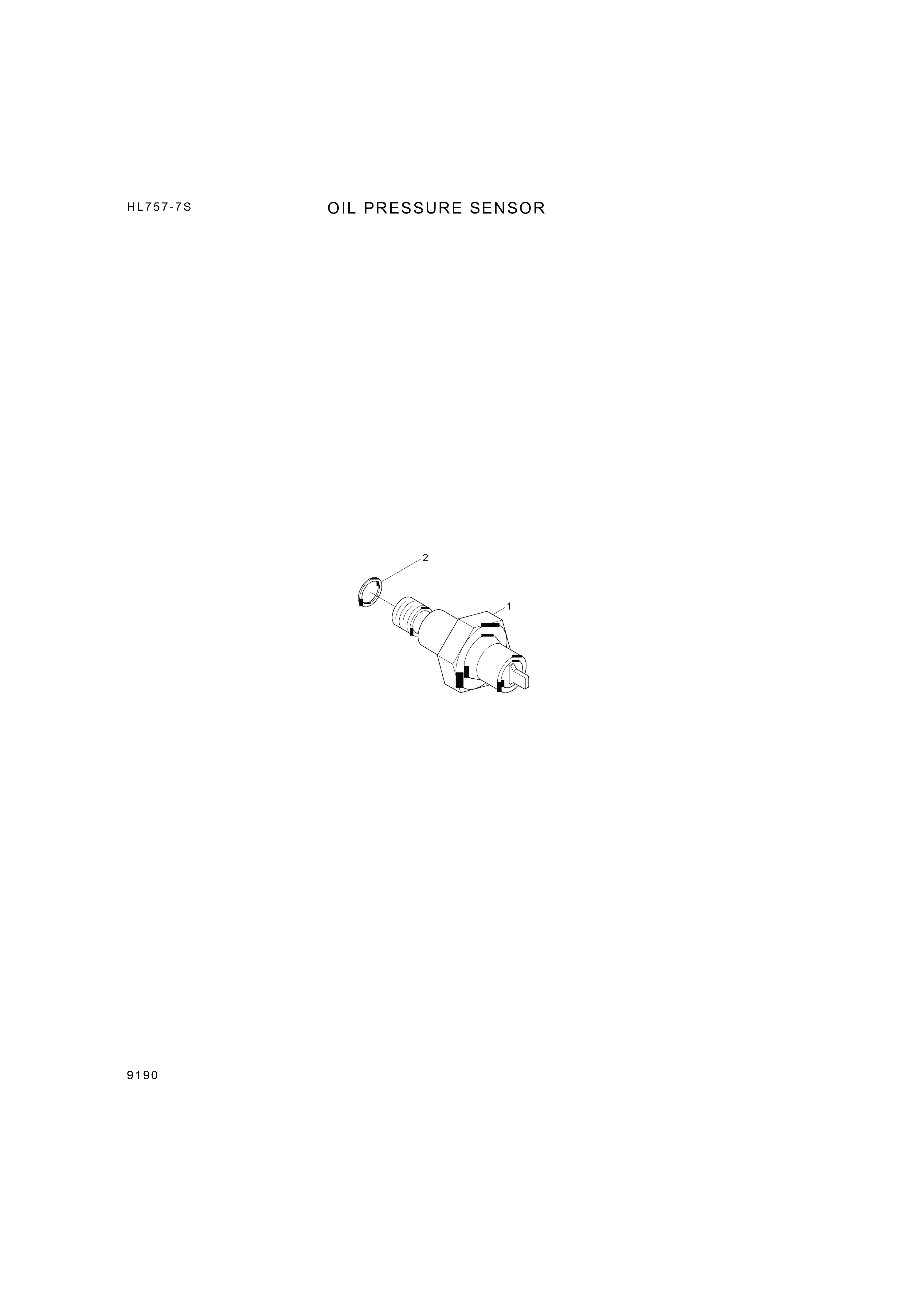 drawing for Hyundai Construction Equipment YUBP-05100 - SENSOR-PRESSURE (figure 1)