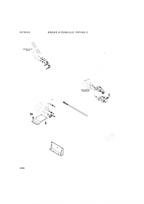 drawing for Hyundai Construction Equipment P990-124332 - HOSE ASSY-ORFS&FLG (figure 2)