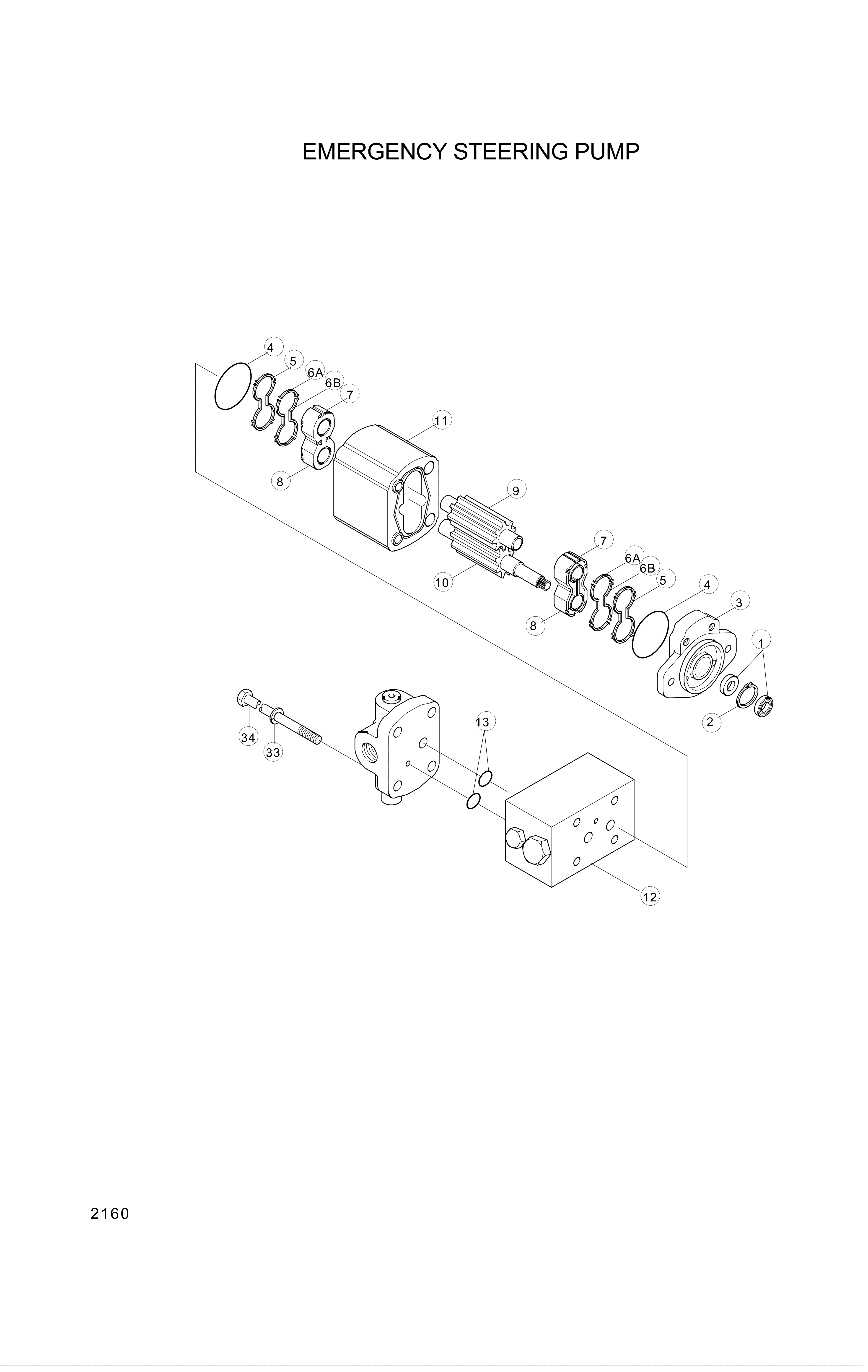 drawing for Hyundai Construction Equipment 9611-130-00P - VALVE-CHECK (figure 4)