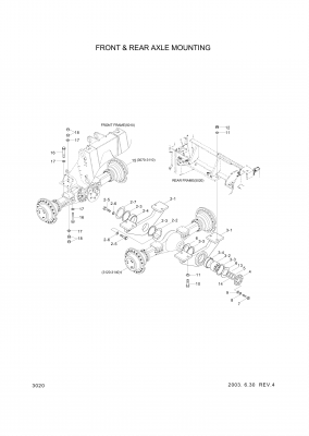 drawing for Hyundai Construction Equipment 84L4-00300 - BUSHING (figure 3)