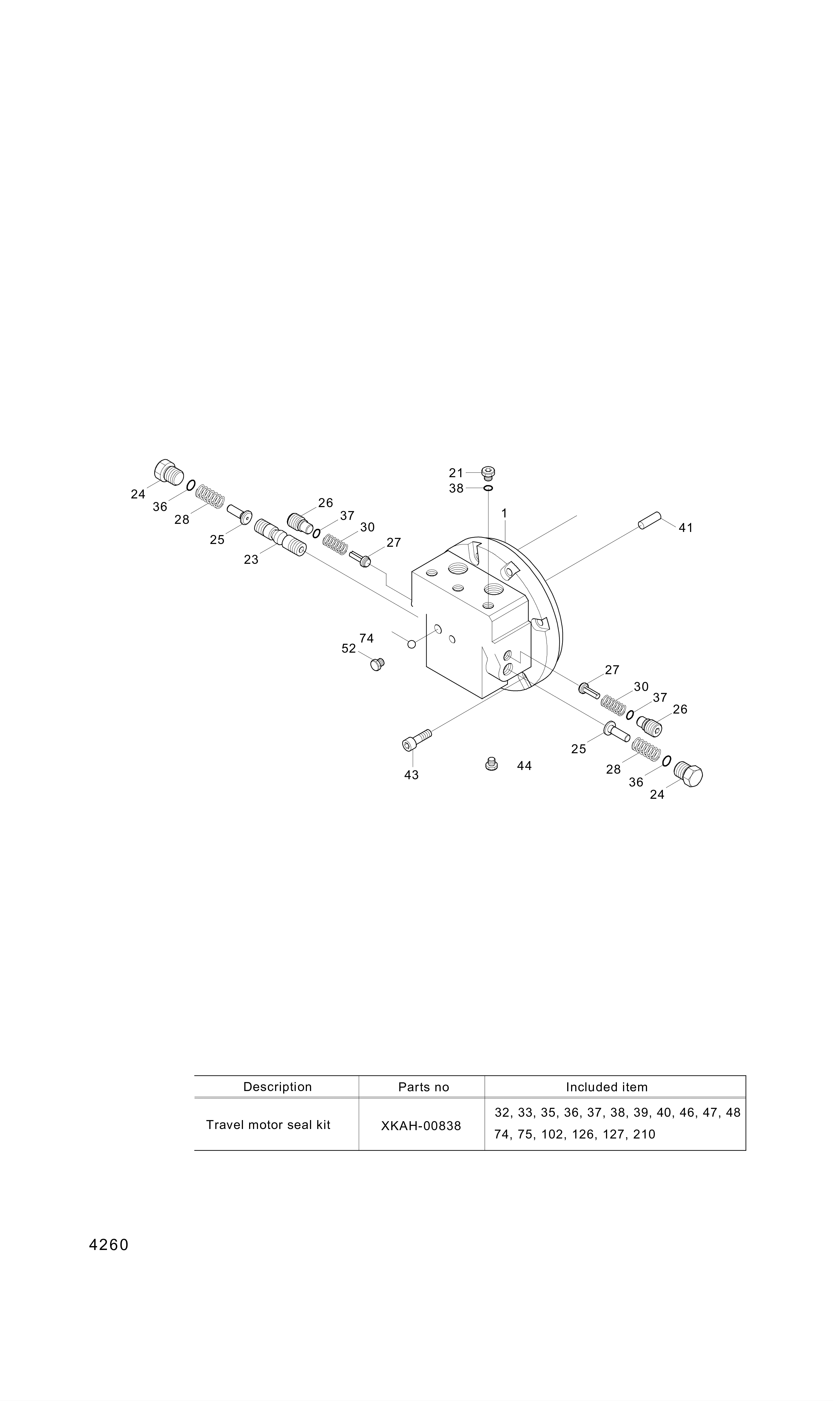 drawing for Hyundai Construction Equipment XKAH-00757 - PIN-PARALLEL (figure 5)