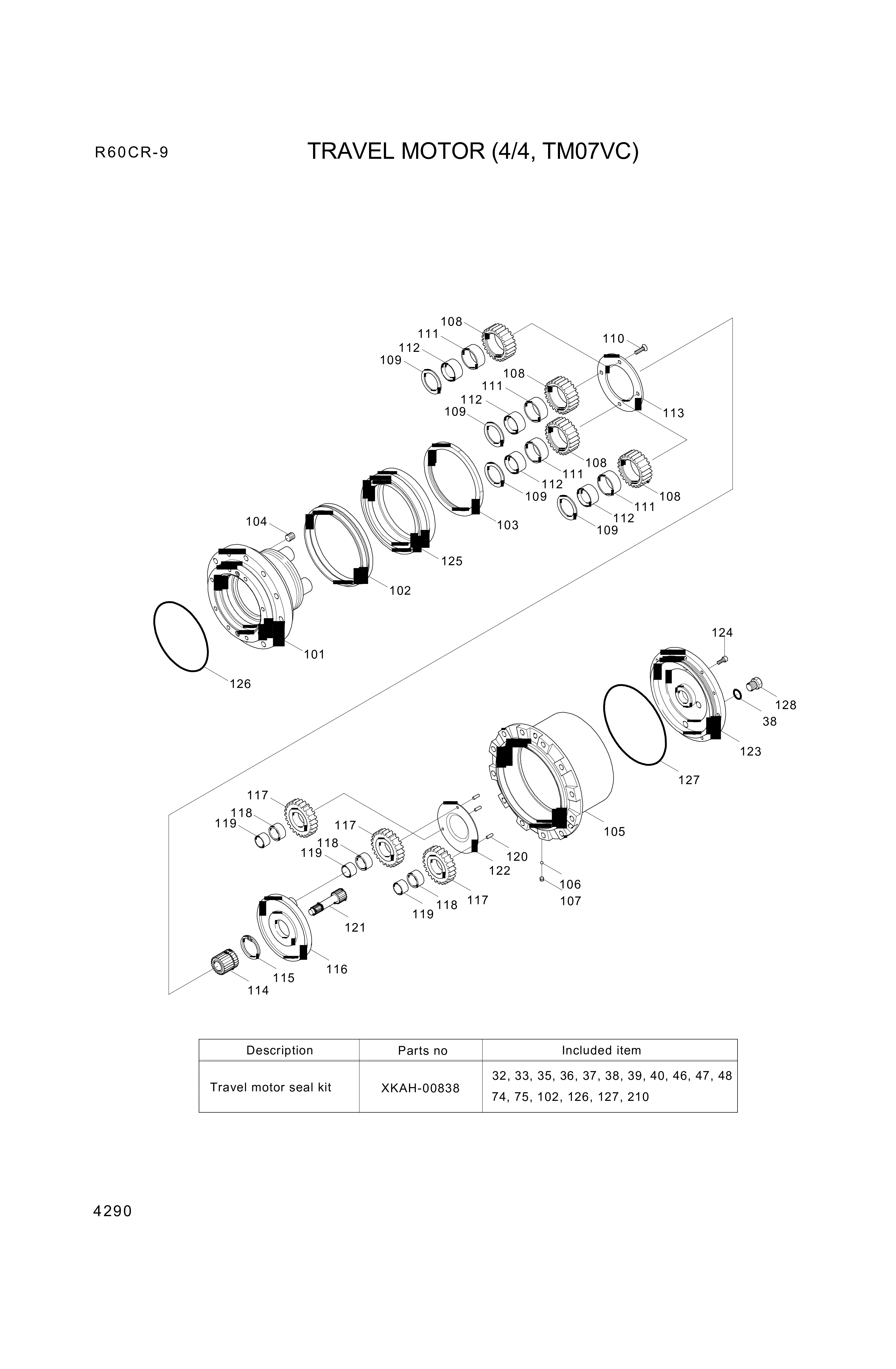 drawing for Hyundai Construction Equipment XKAH-00810 - PLATE-THRUST FR (figure 5)