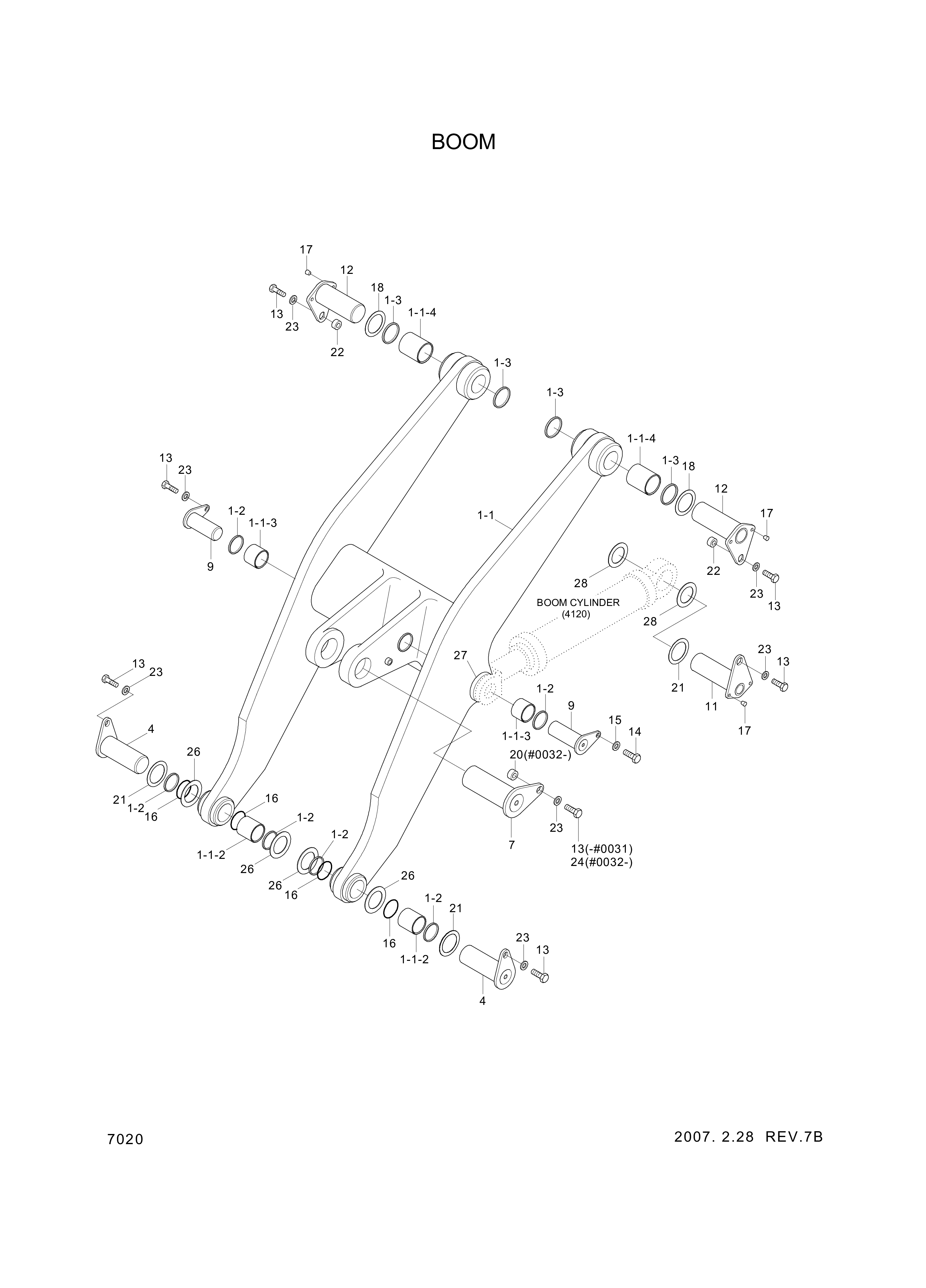 drawing for Hyundai Construction Equipment 61LB-16260 - PIN-JOINT (figure 2)