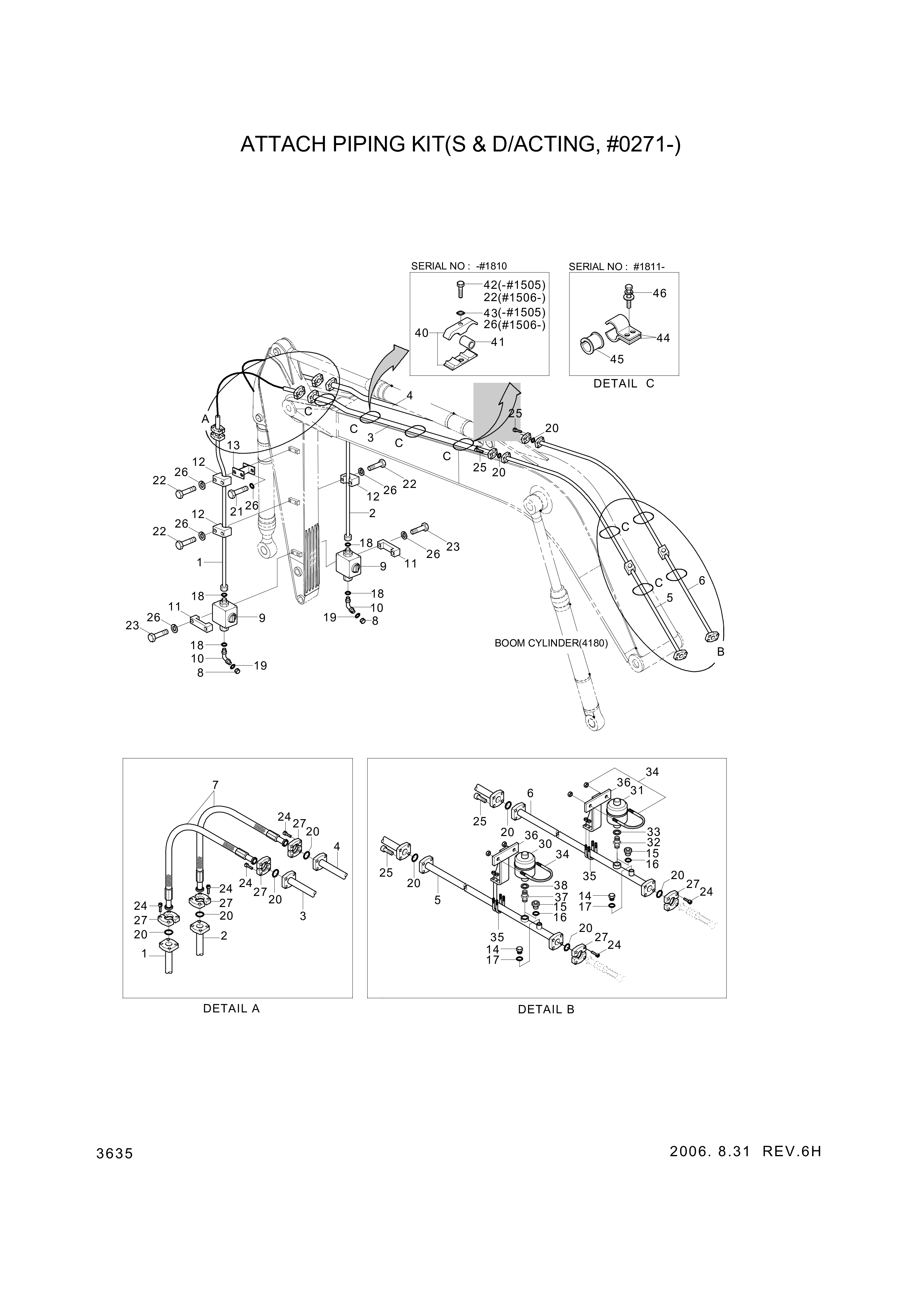 drawing for Hyundai Construction Equipment 31EH-92090 - CLAMP-T/BOLT (figure 4)