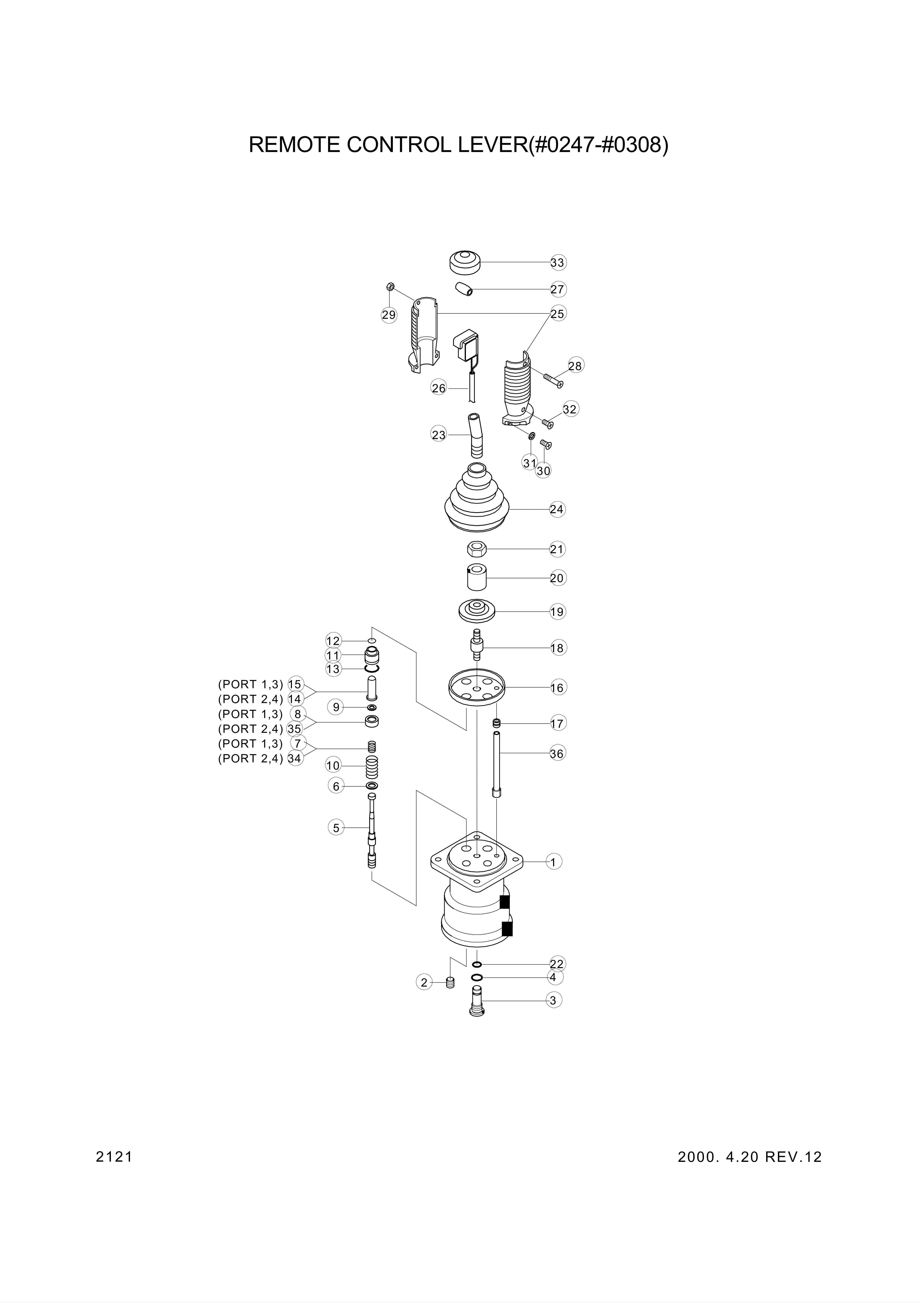 drawing for Hyundai Construction Equipment SFM0430 - SCREW (figure 1)