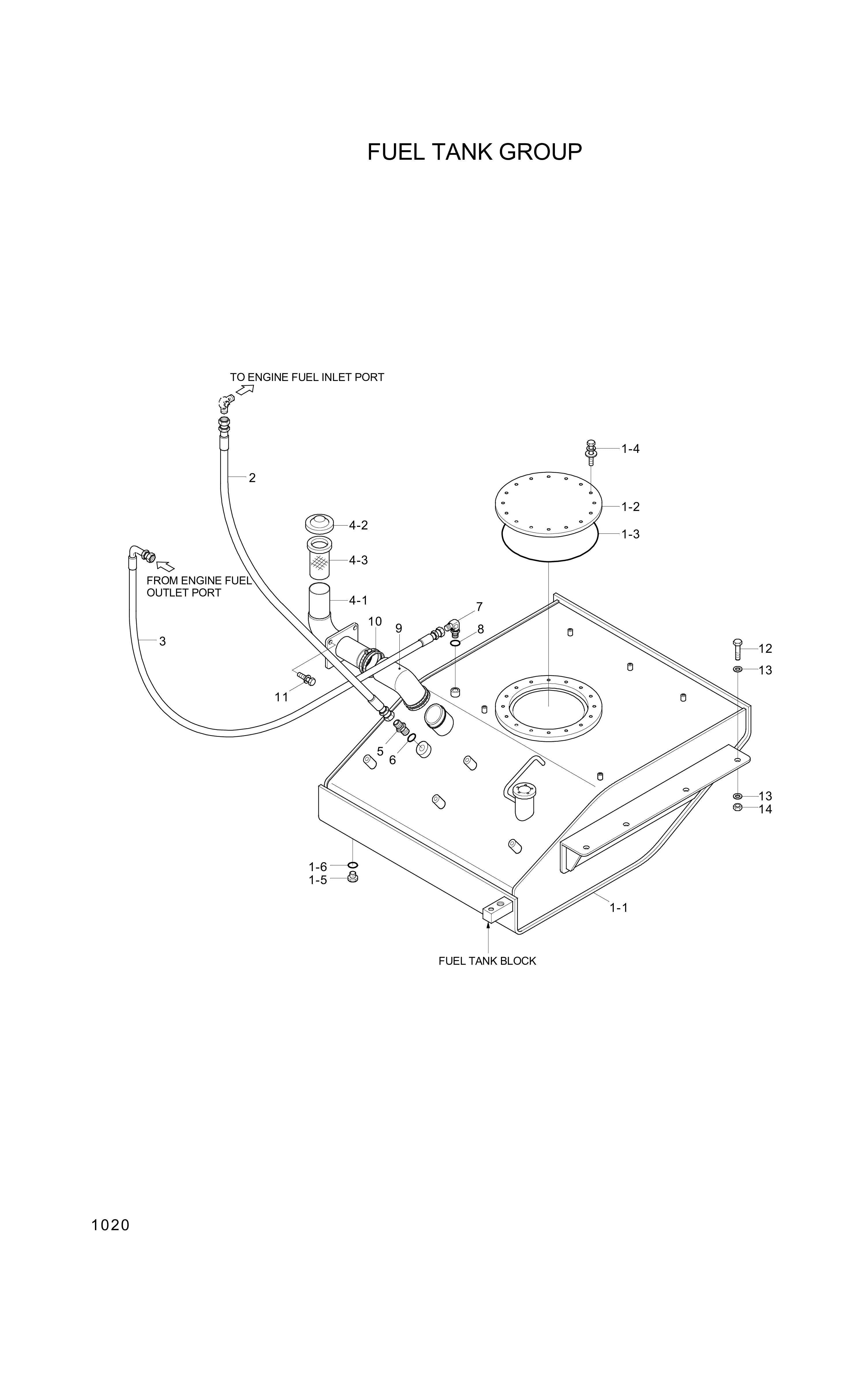 drawing for Hyundai Construction Equipment 11L6-01260 - HOSE-RUBBER (figure 3)