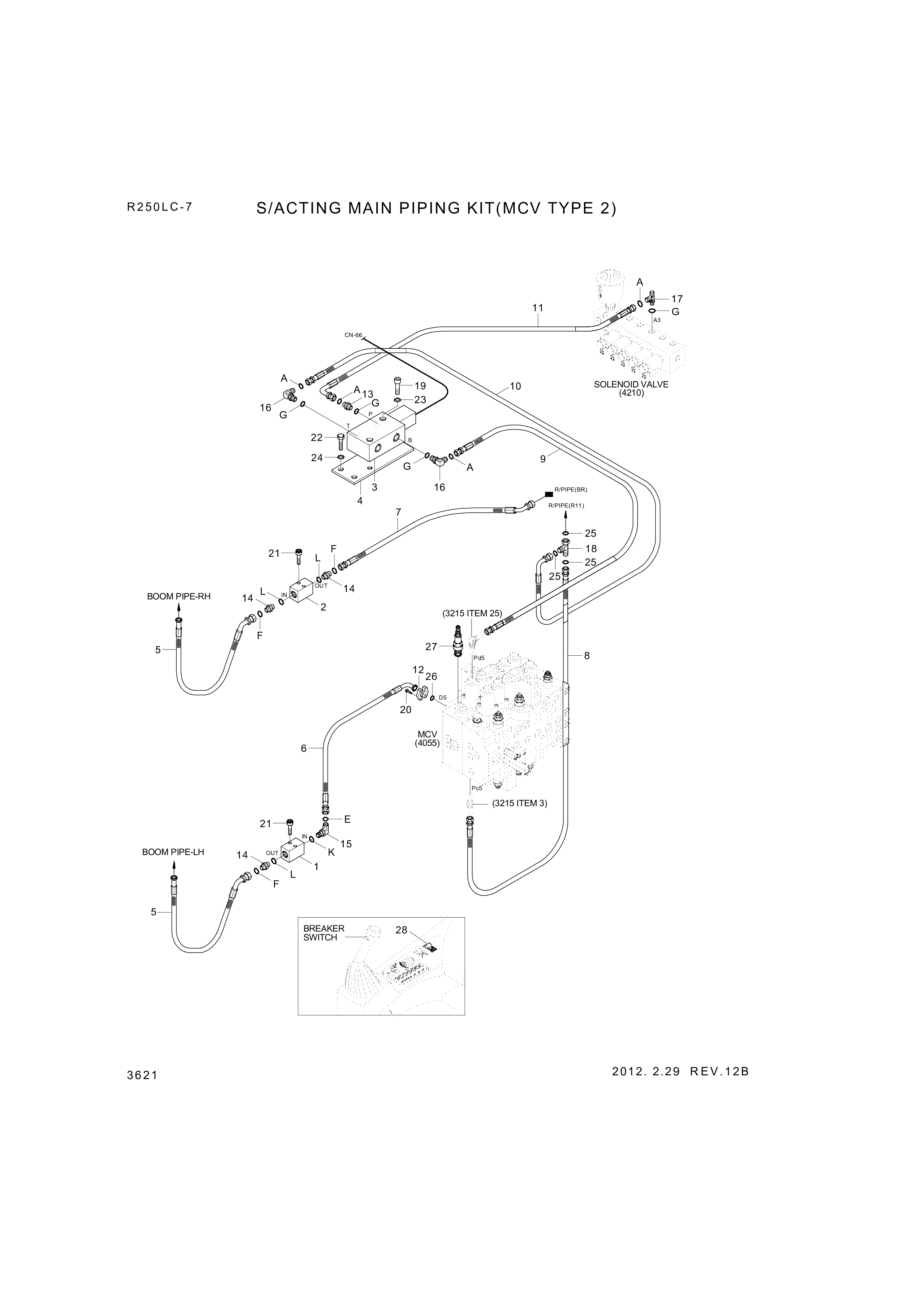 drawing for Hyundai Construction Equipment P973-207331 - HOSE ASSY-ORFS&FLG (figure 2)