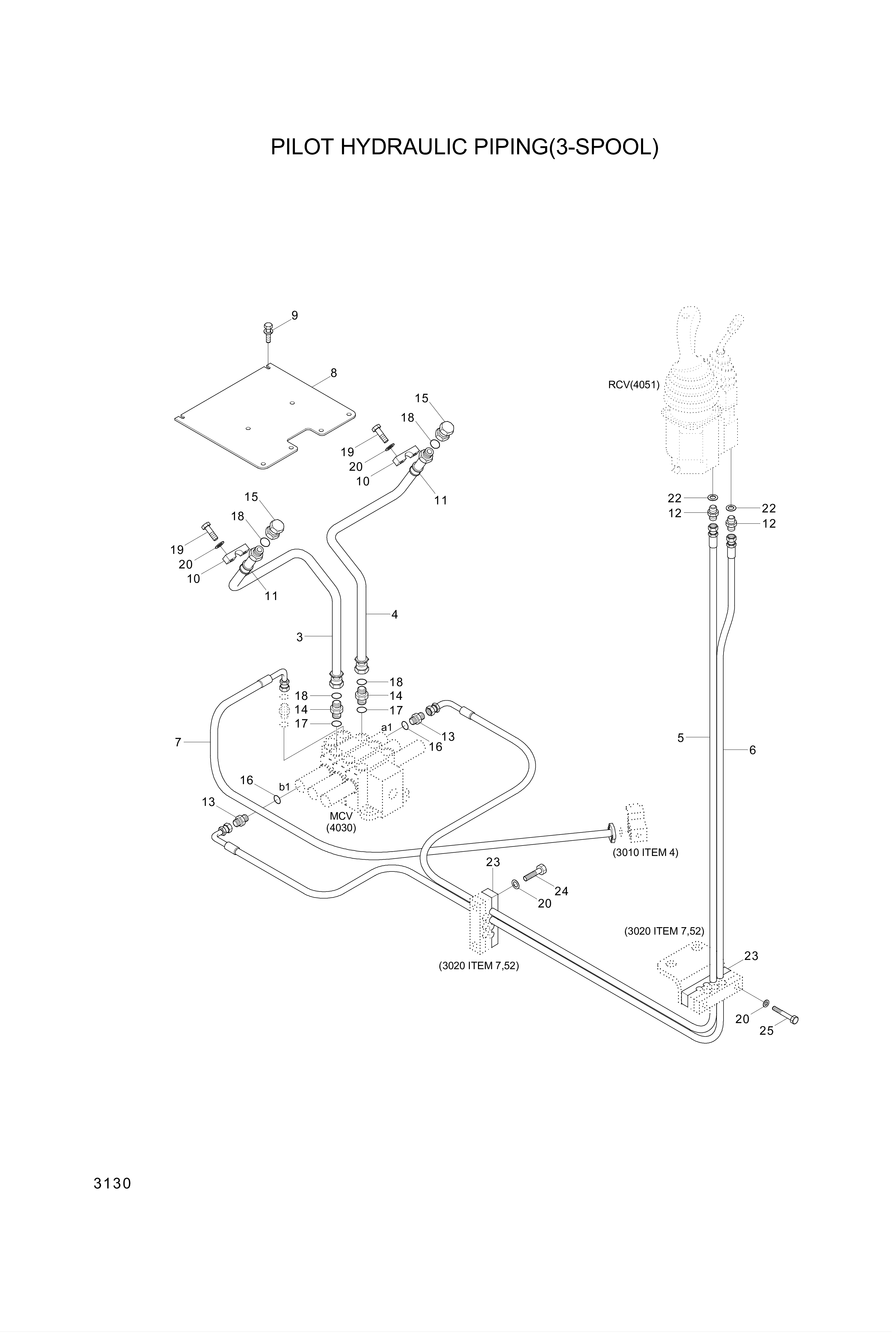 drawing for Hyundai Construction Equipment P990-164335 - HOSE ASSY-ORFS&FLG (figure 4)