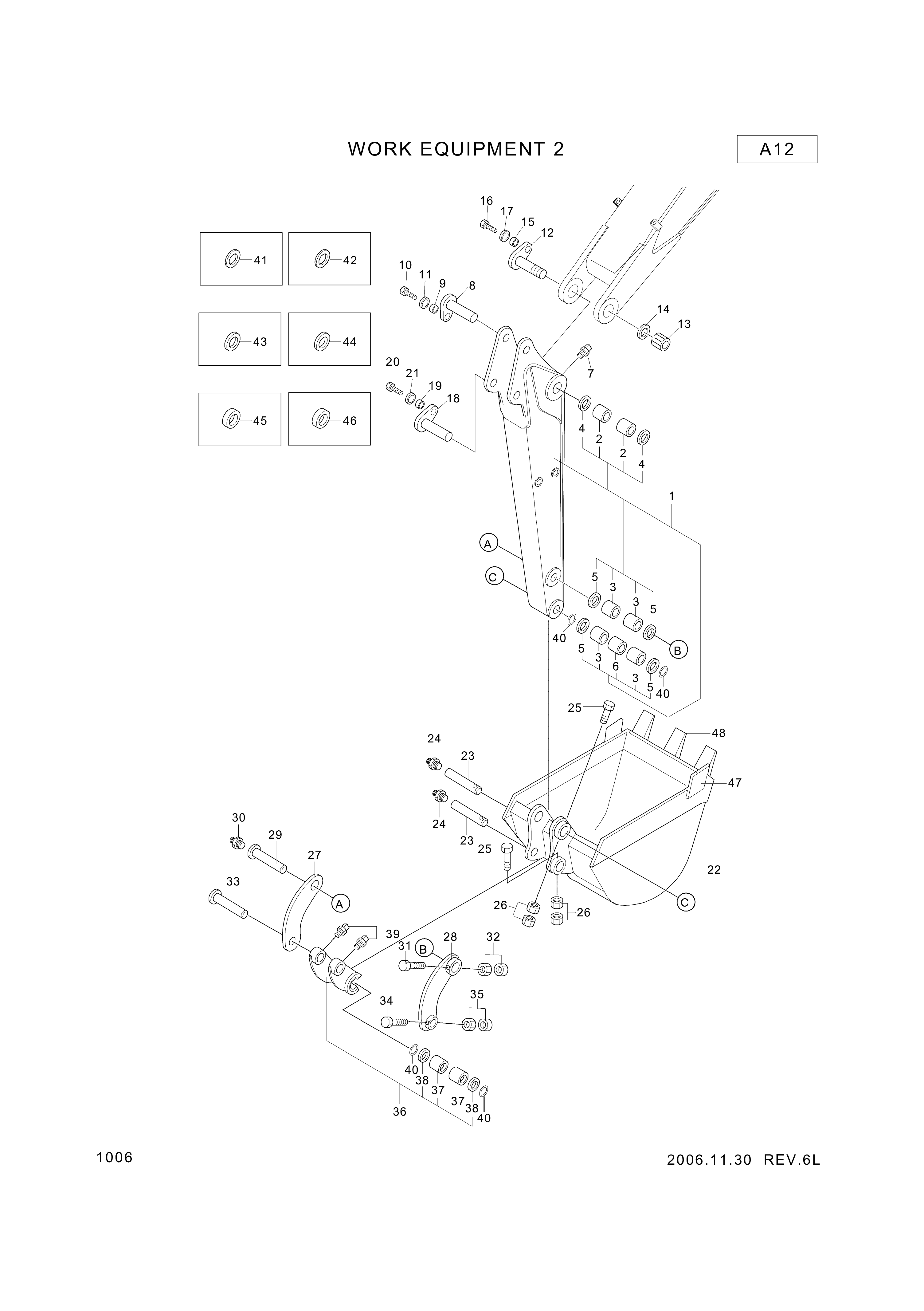 drawing for Hyundai Construction Equipment 952-72001 - TOOTH (figure 2)