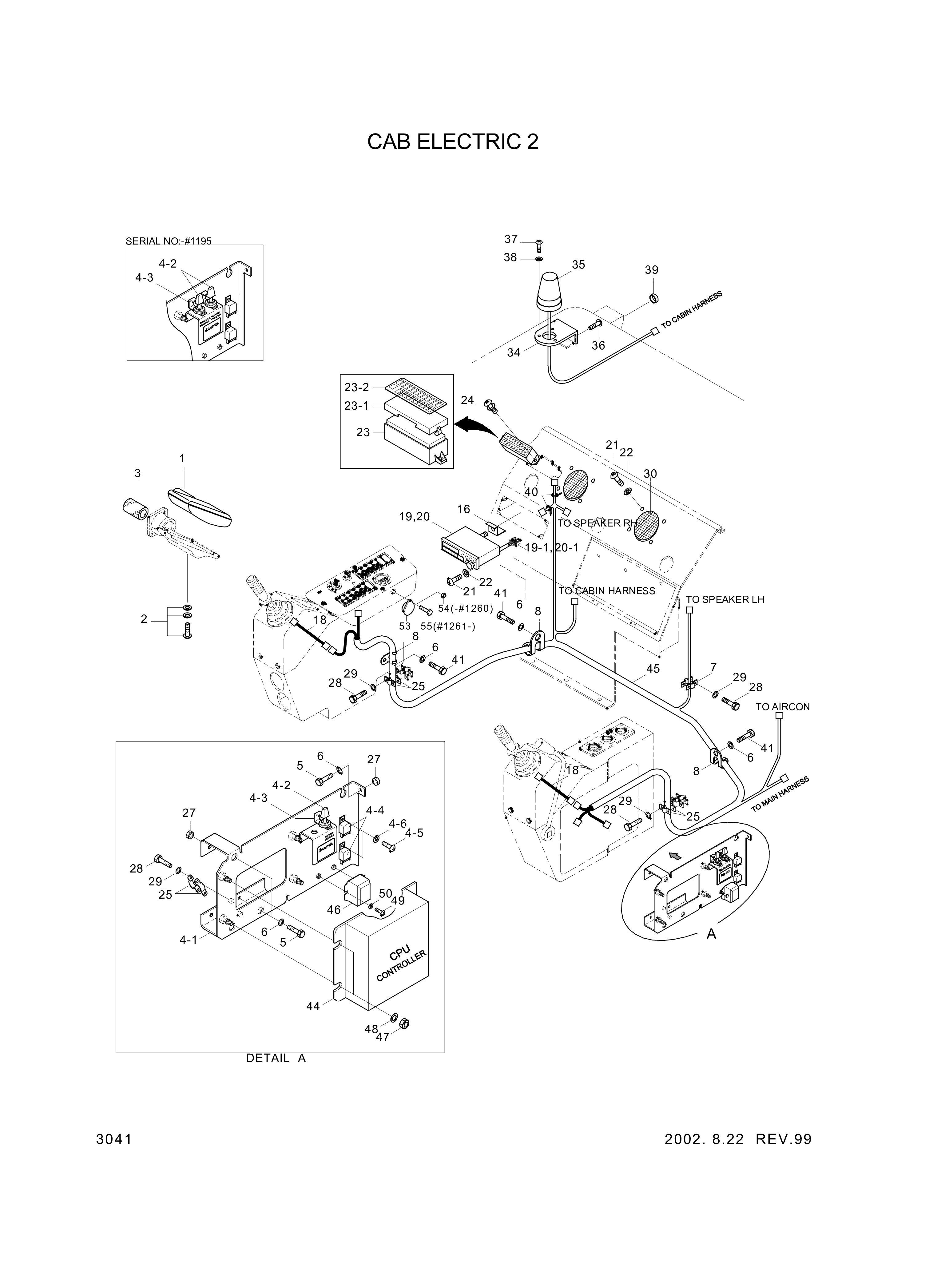 Technical drawing of Hyundai Construction Equipment S202-101006 NUT-HEX with dimensions and layout (figure 2)