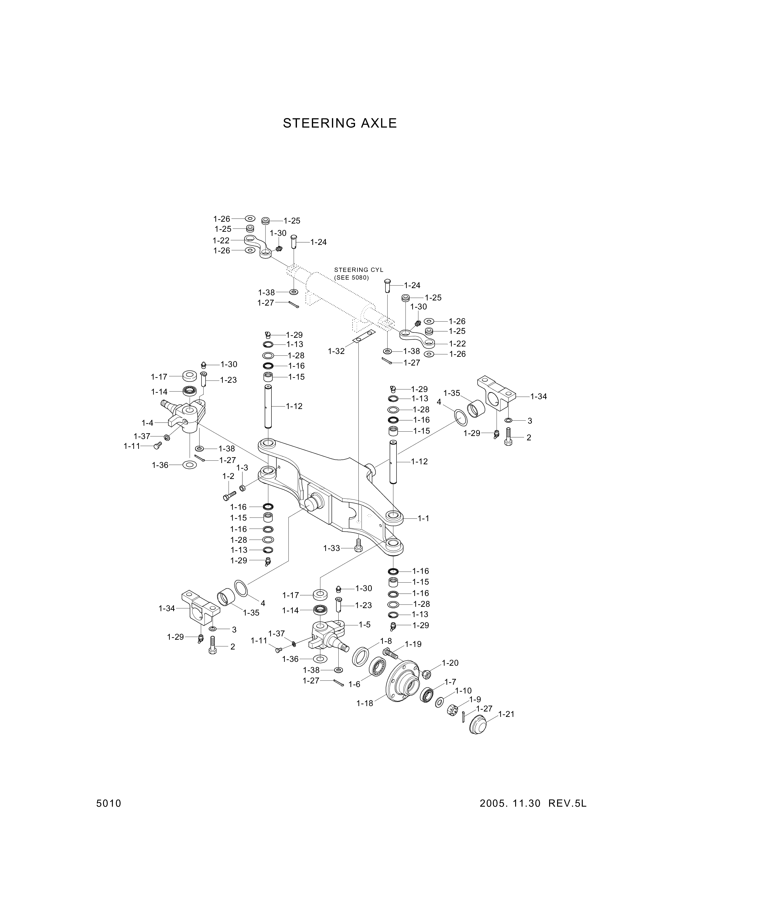 drawing for Hyundai Construction Equipment 3554003901 - PIN-KING (figure 4)