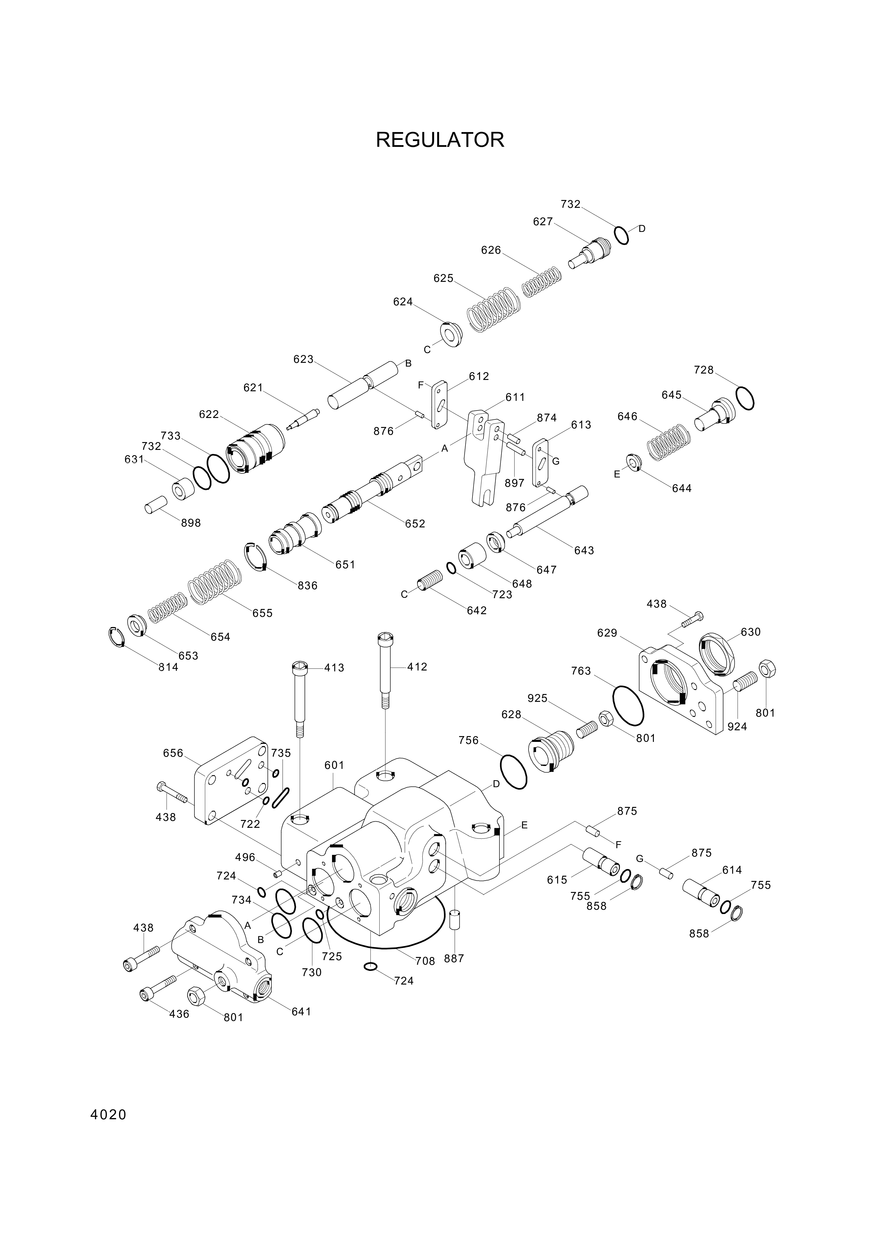 Technical drawing of Hyundai Construction Equipment XKAH-00246 PIN with dimensions and layout (figure 3)