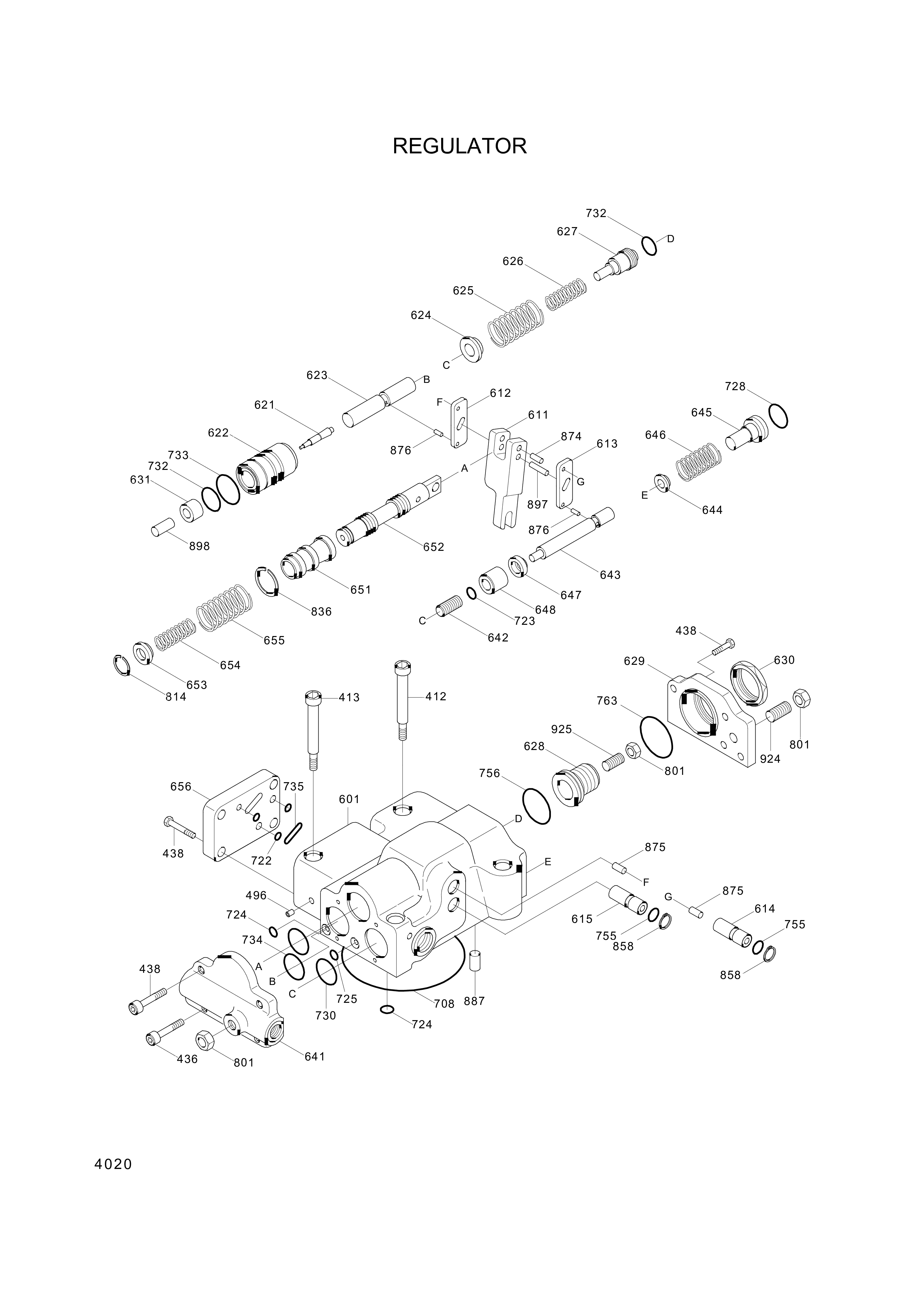 drawing for Hyundai Construction Equipment XKAH-00282 - SCREW-ADJUST (figure 5)