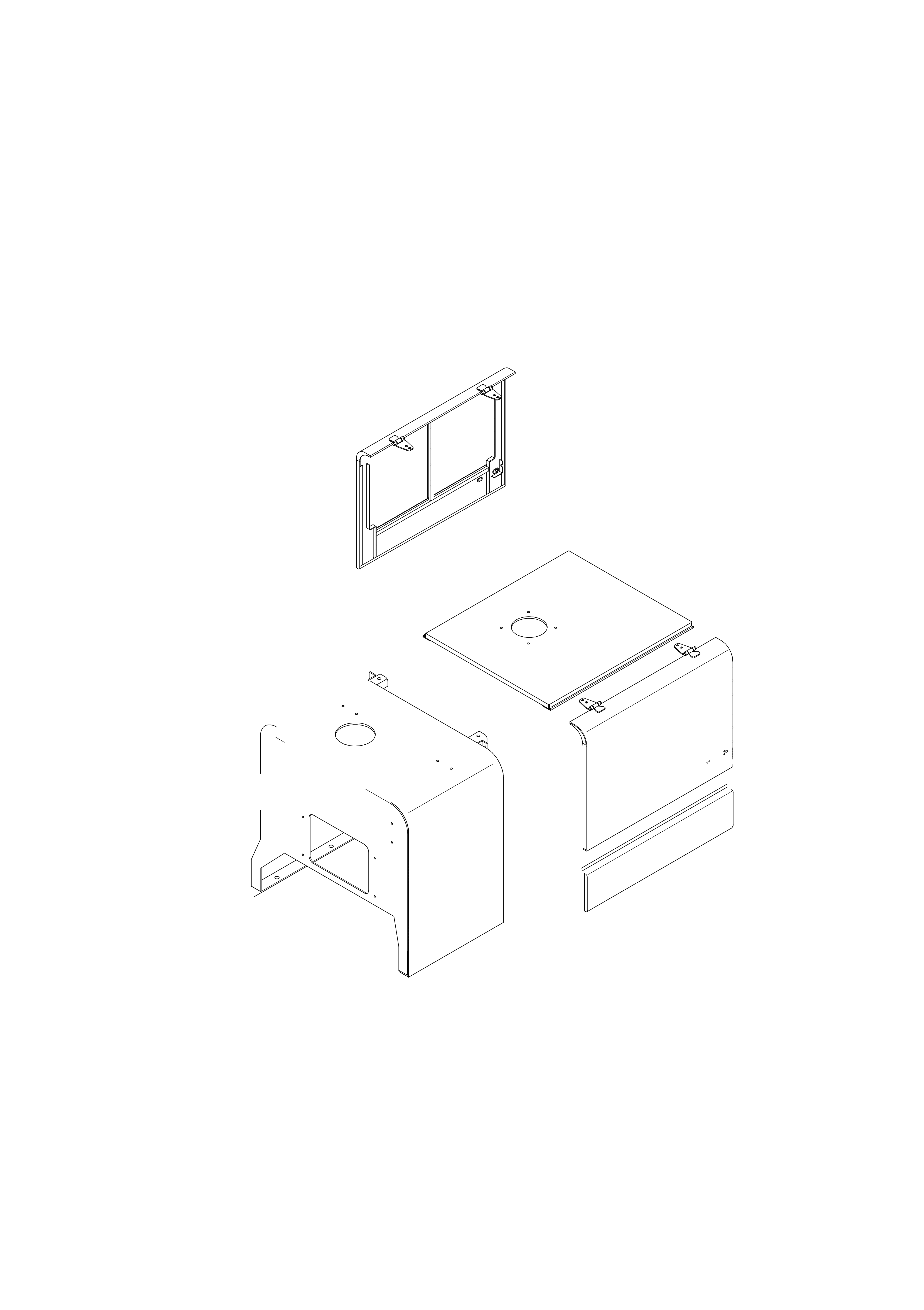 drawing for Hyundai Construction Equipment 74L4-10700 - SUPPORT-FR RH (figure 4)