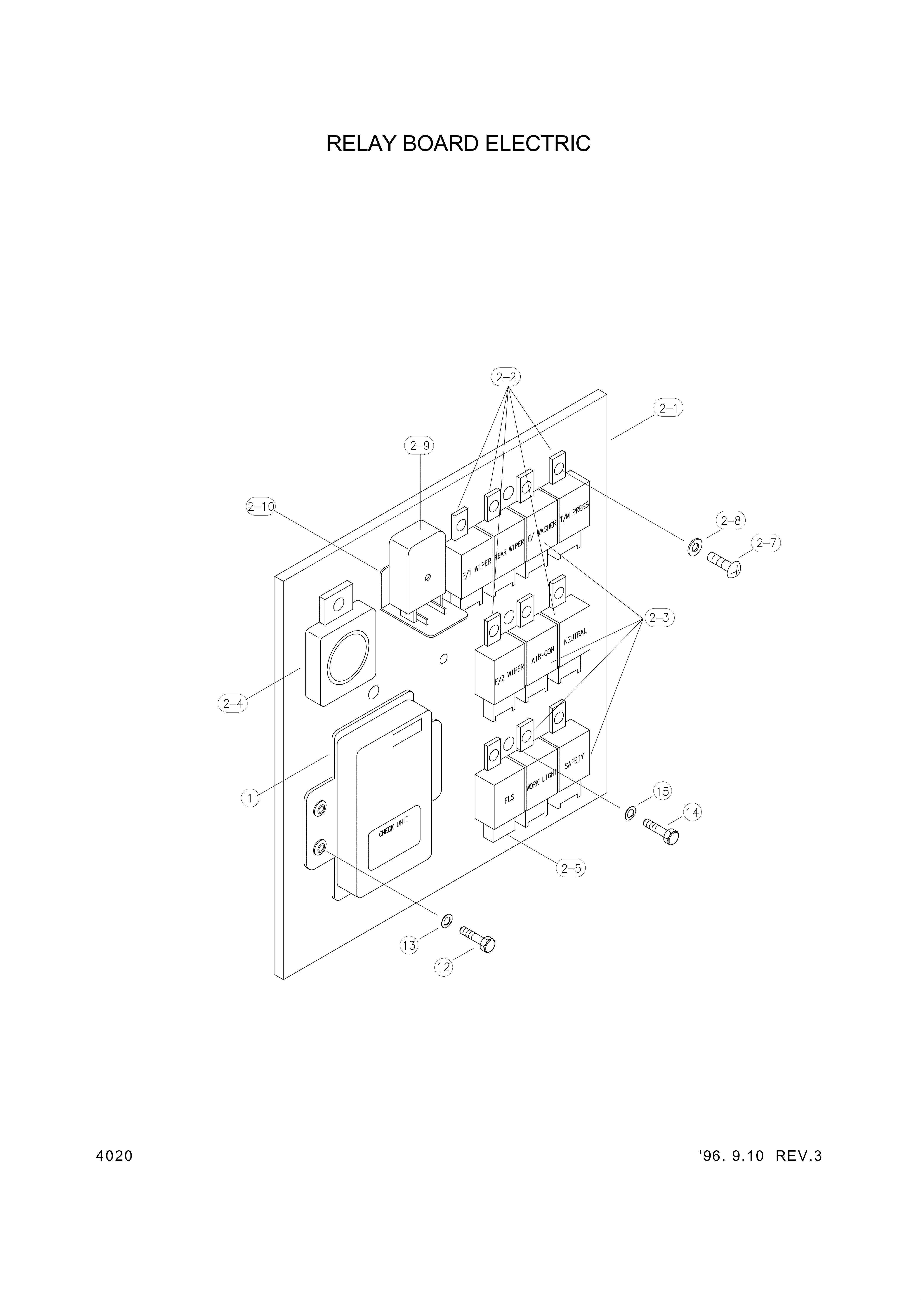 drawing for Hyundai Construction Equipment 24L3-00573 - PLATE (figure 1)