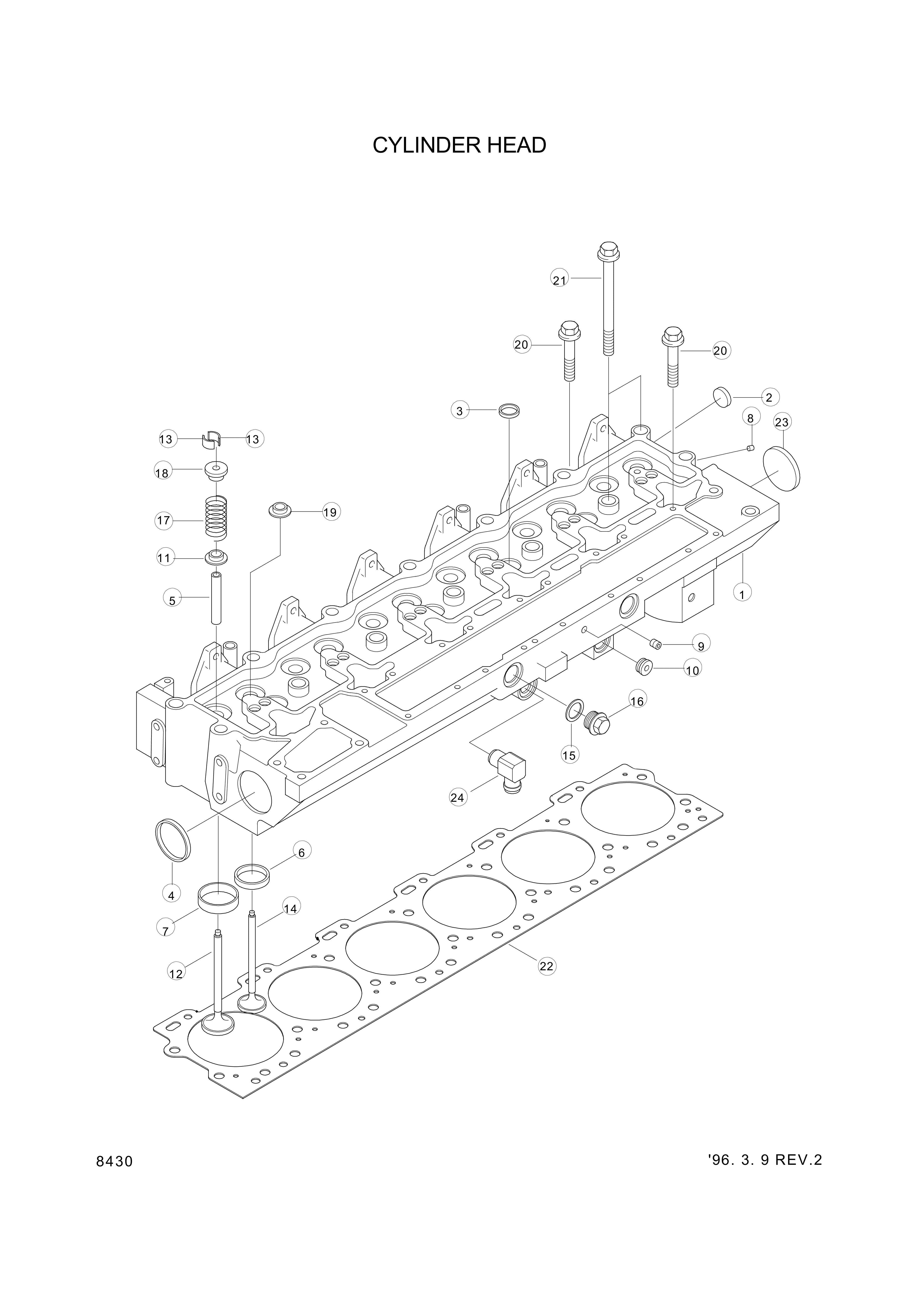 drawing for Hyundai Construction Equipment YUBP-06970 - GUIDE (figure 5)