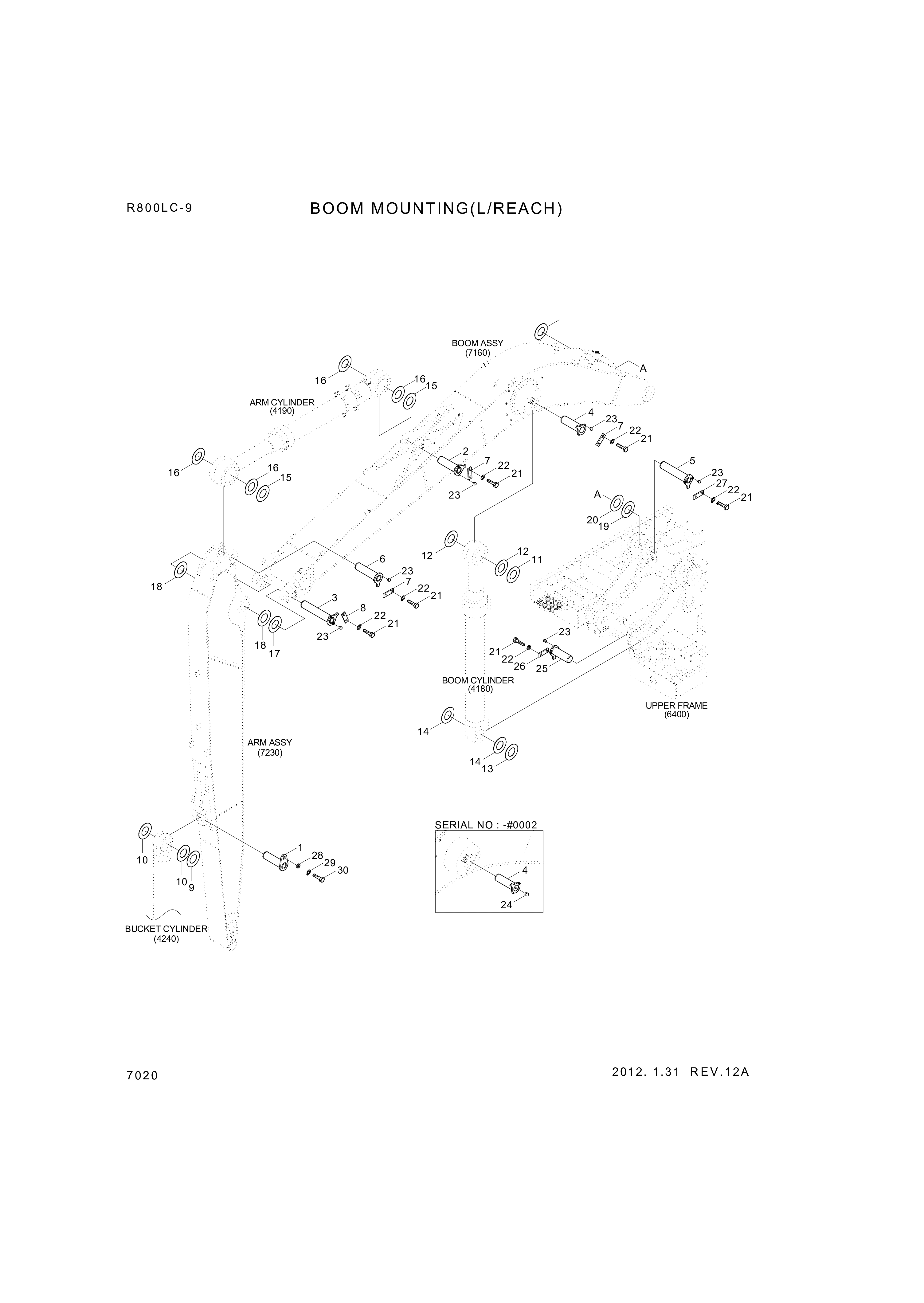Technical drawing of Hyundai Construction Equipment S391-140250 SHIM-ROUND 1.0 with dimensions and layout (figure 2)