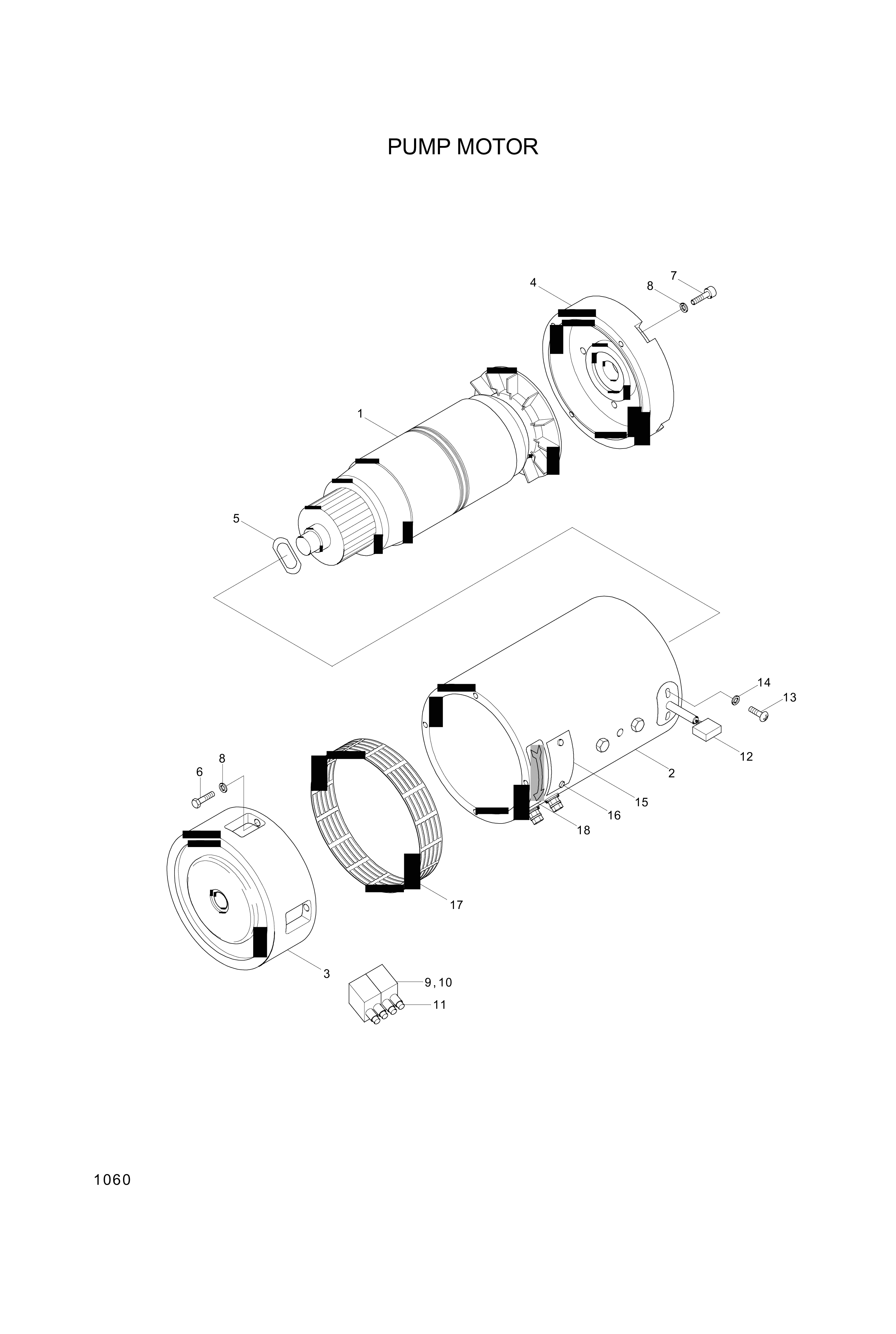 drawing for Hyundai Construction Equipment LM4050 - SCREW-CROSS (figure 1)