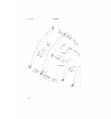 drawing for Hyundai Construction Equipment 61LC-10110 - BUSHING-PIN (figure 5)