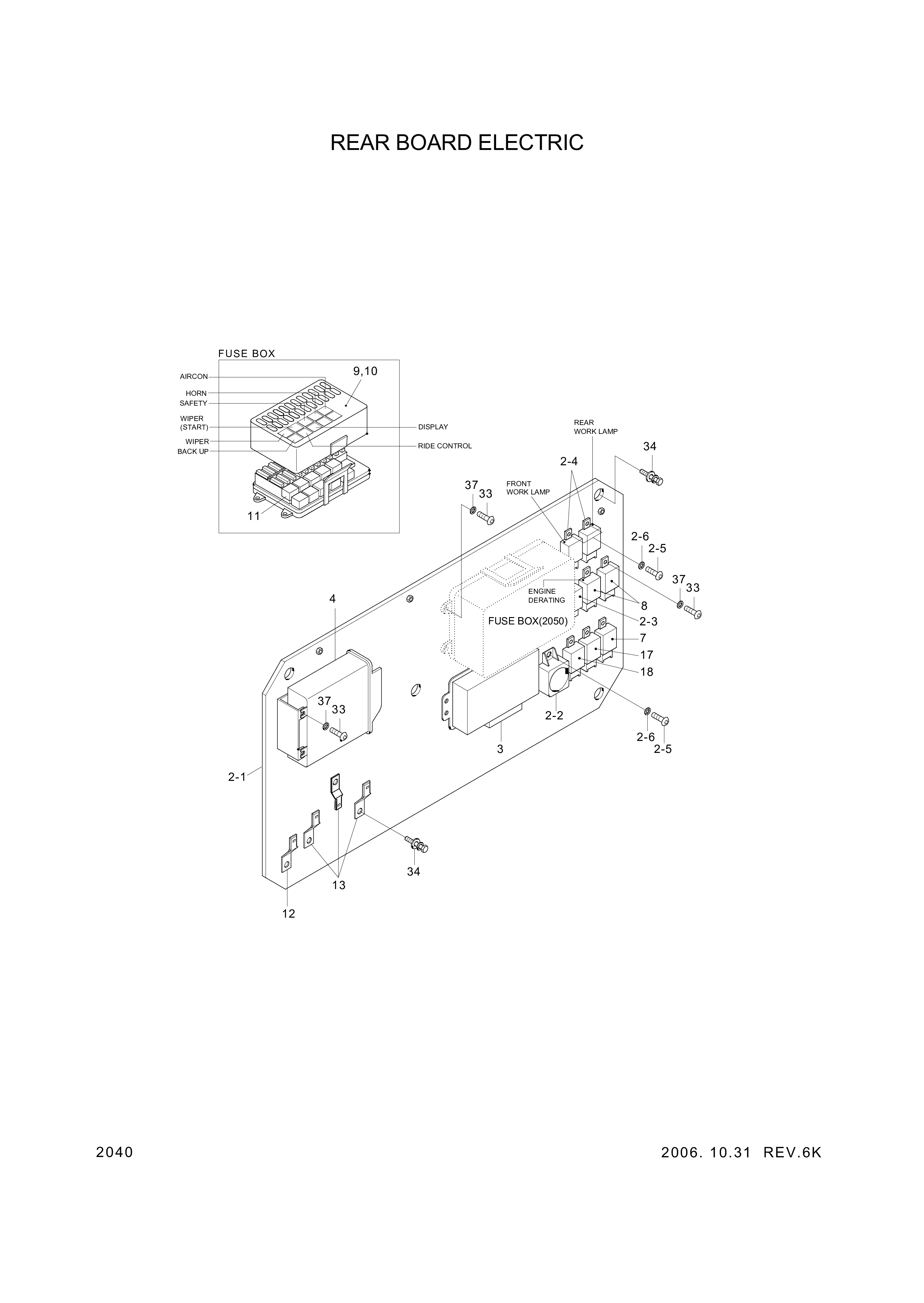 drawing for Hyundai Construction Equipment 21L6-03040 - CONTROL UNIT-EST37T (figure 1)