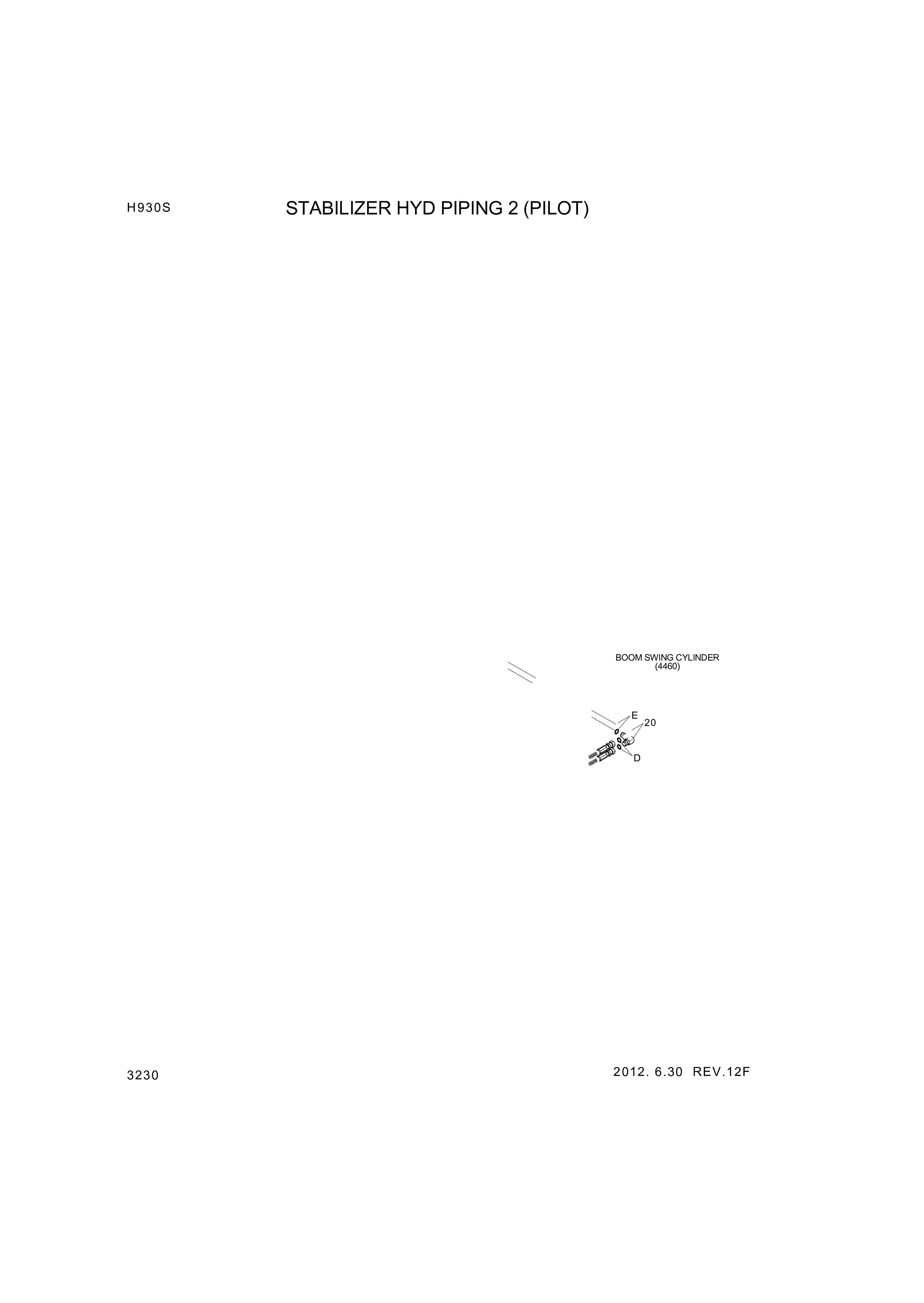 drawing for Hyundai Construction Equipment P933-066012 - HOSE ASSY-ORFS&THD (figure 3)