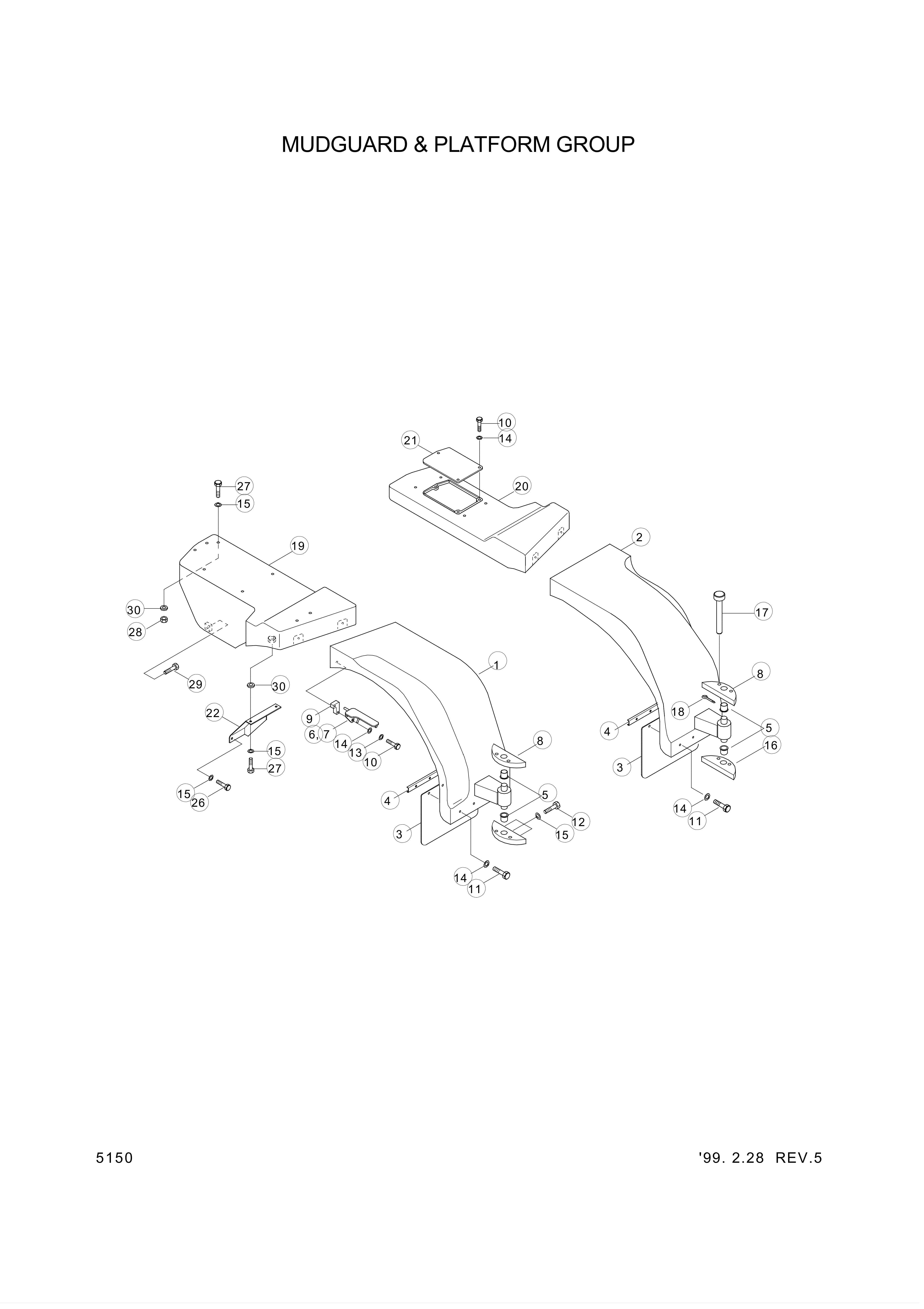 drawing for Hyundai Construction Equipment 74L3-20081 - COVER-LH (figure 3)