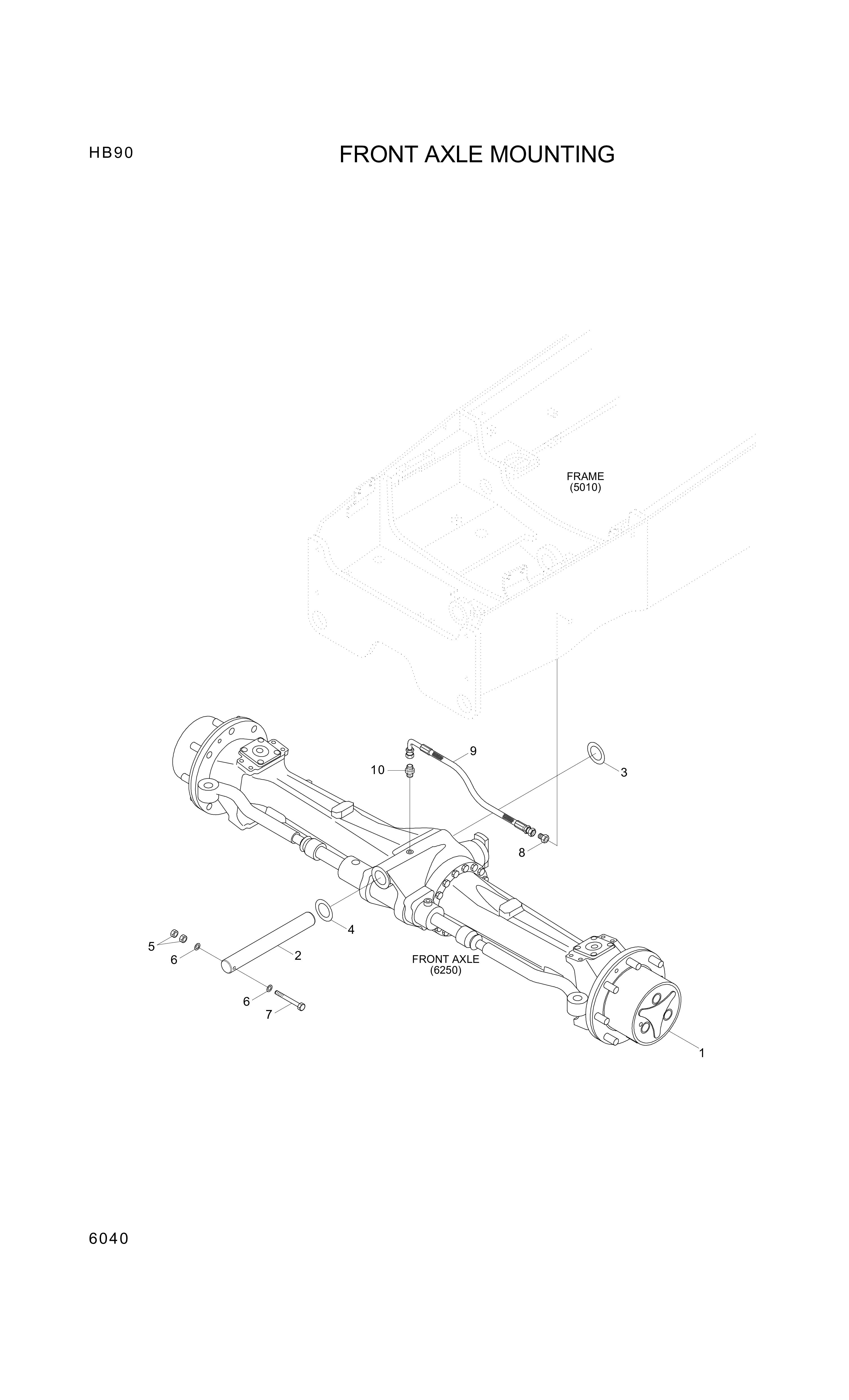 drawing for Hyundai Construction Equipment 81U2-10030 - PIN-PIVOT (figure 2)