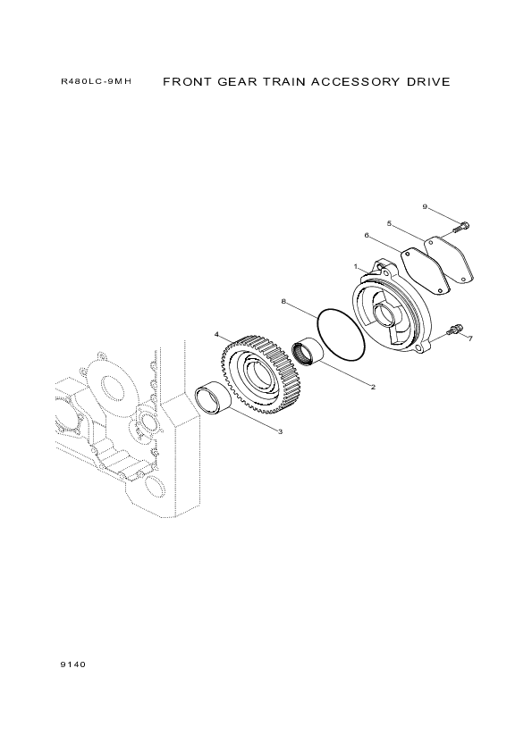 drawing for Hyundai Construction Equipment YUBP-06832 - ADAPTER (figure 5)