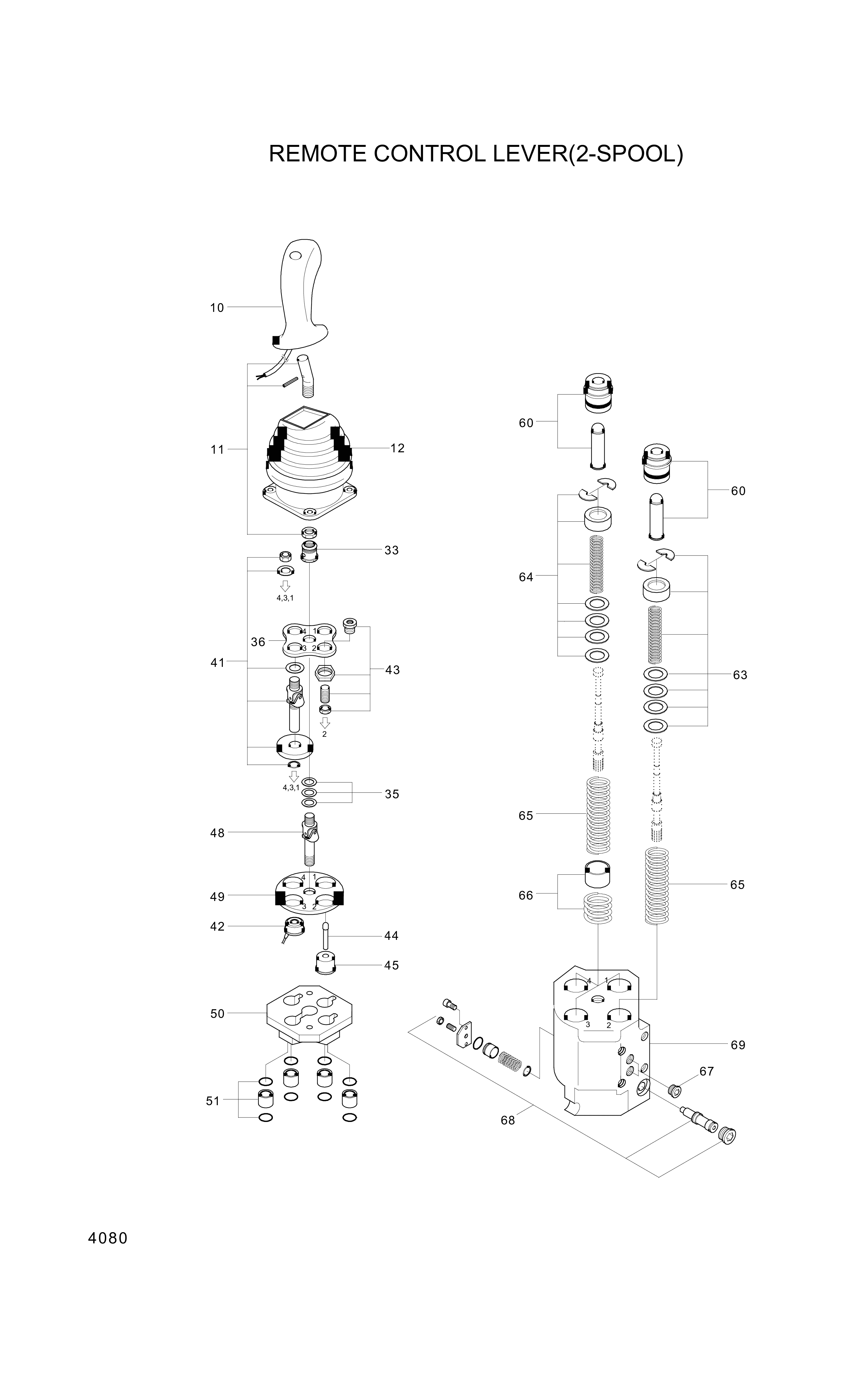 drawing for Hyundai Construction Equipment ZFAB-00012 - Joint (figure 1)