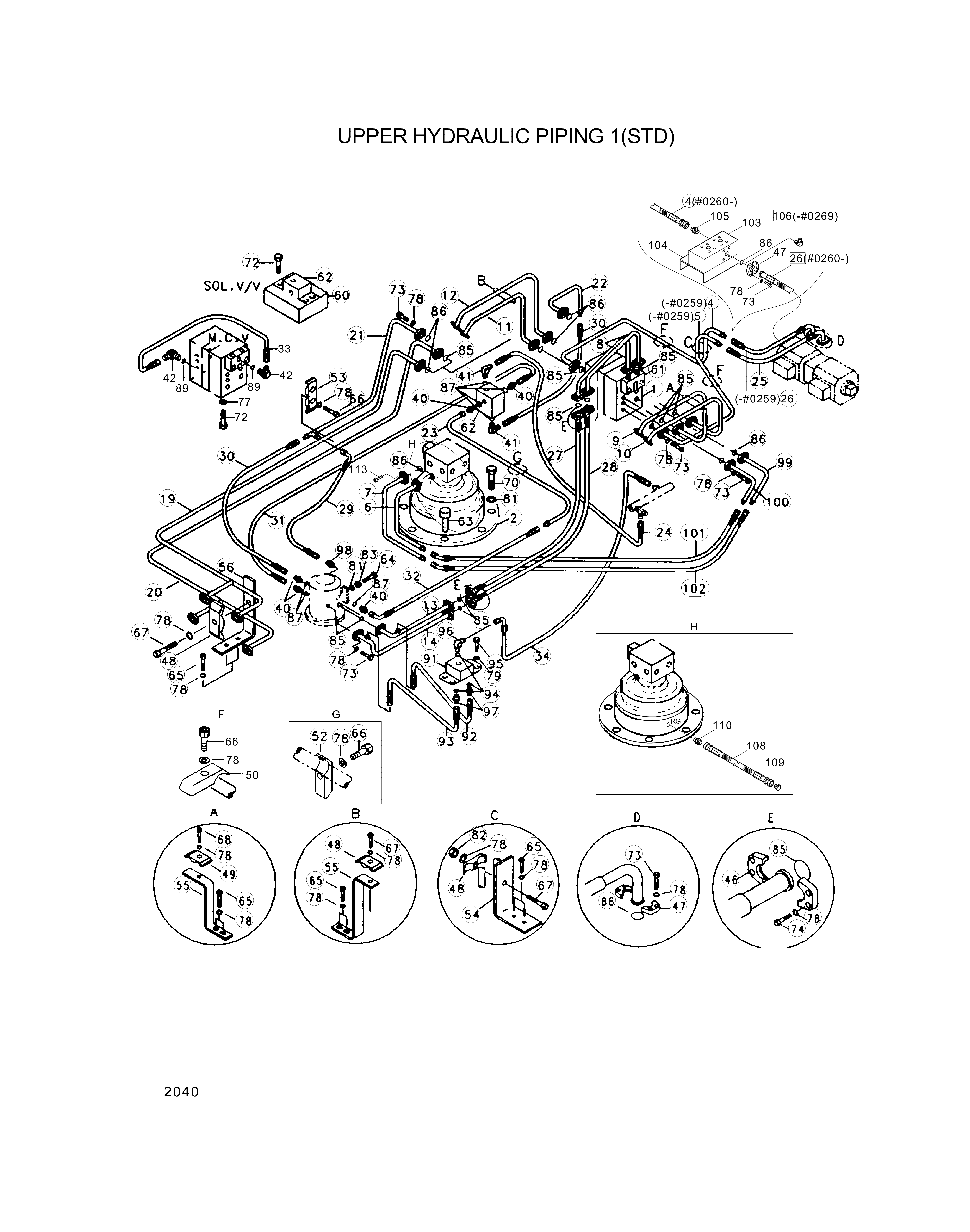 drawing for Hyundai Construction Equipment E131-0120 - BRACKET (figure 4)