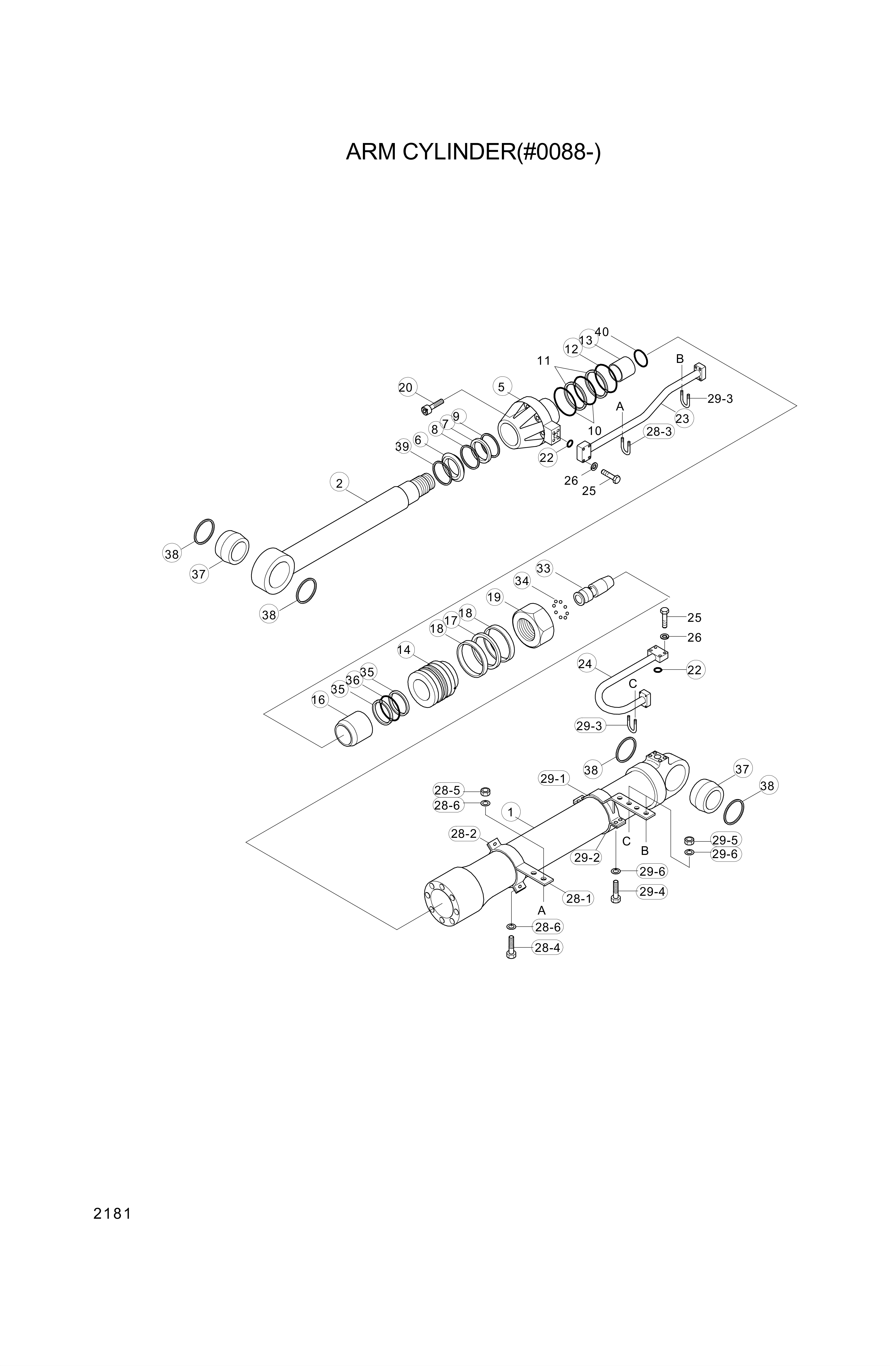 drawing for Hyundai Construction Equipment 000024 - Band Sub Assy (figure 2)