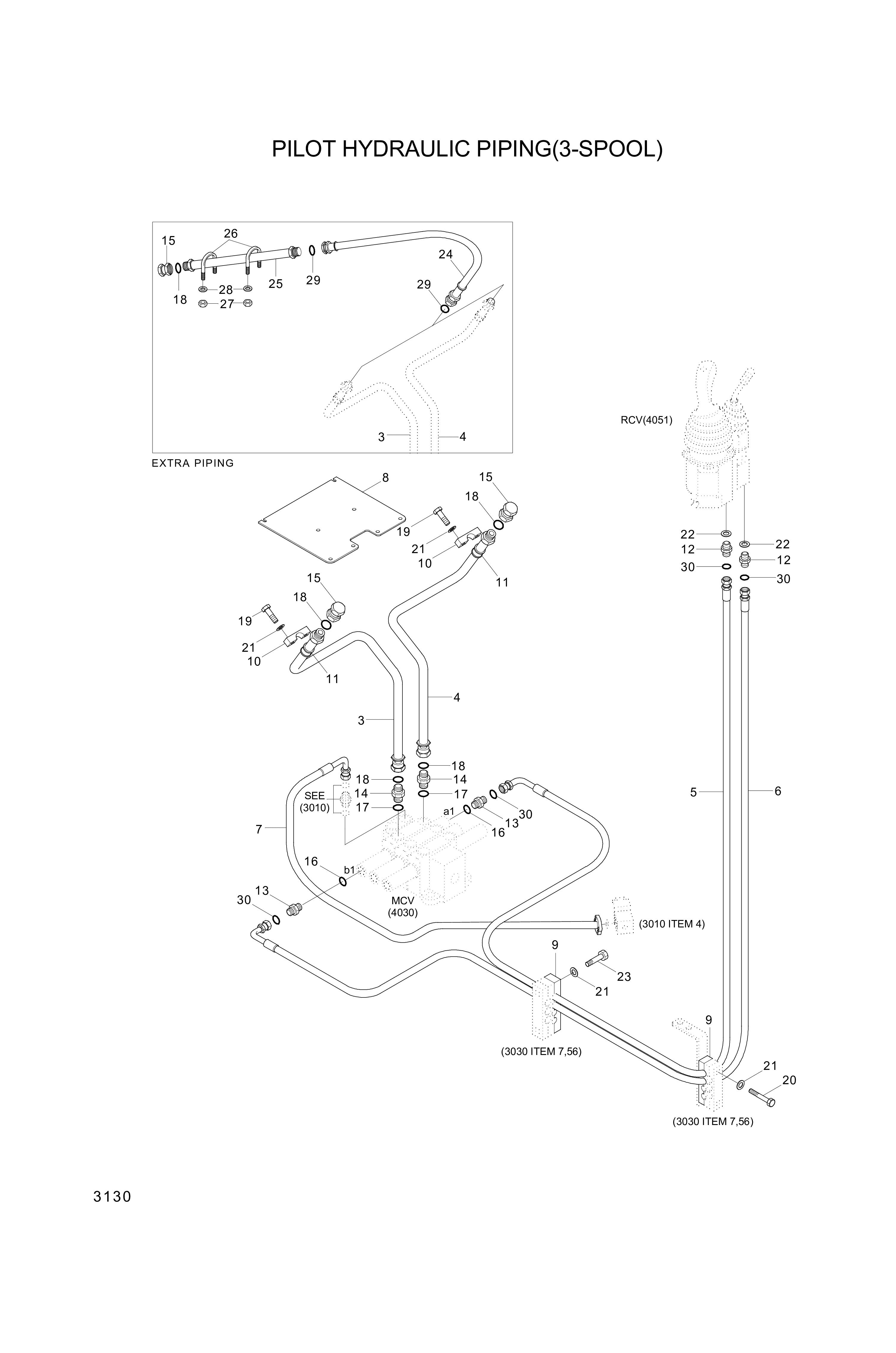 drawing for Hyundai Construction Equipment P930-042057 - HOSE ASSY-ORFS&THD (figure 1)