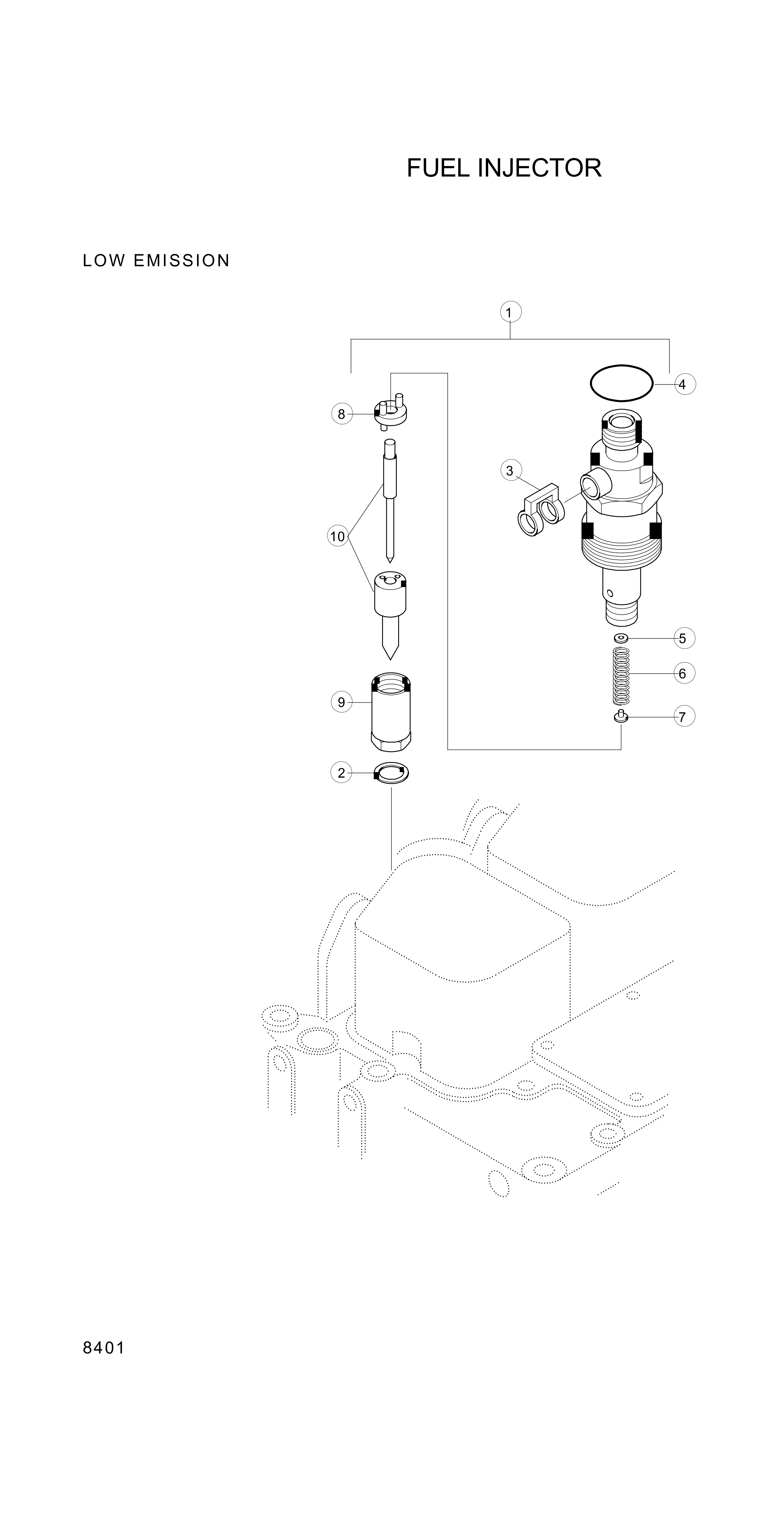 drawing for Hyundai Construction Equipment YUBP-07272 - NOZZLE-INJ (figure 5)