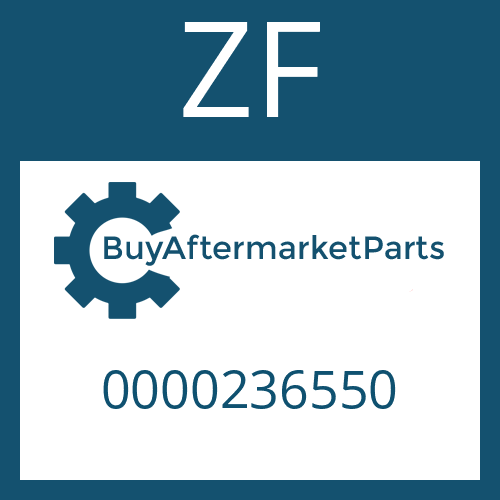 0000236550 ZF VERSCHLUSSDECKEL