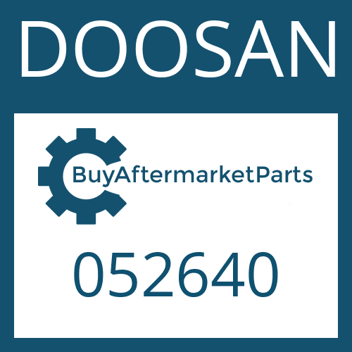 052640 DOOSAN SOLENOID VALVE