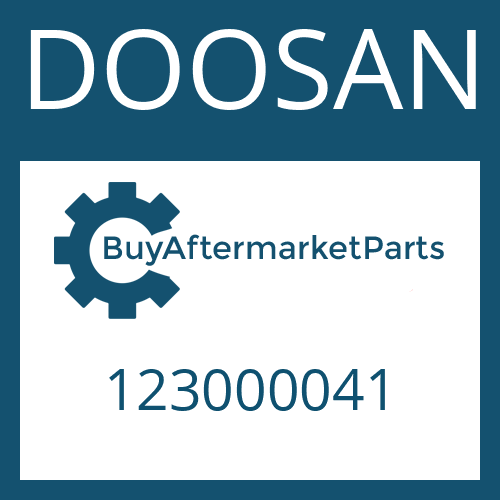 123000041 DOOSAN Part