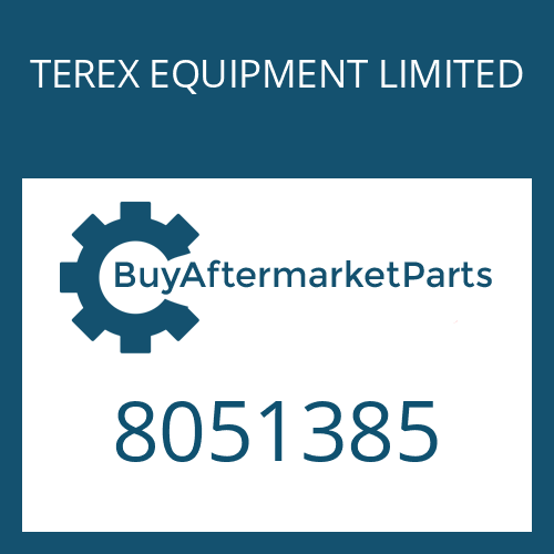8051385 TEREX EQUIPMENT LIMITED O-RING