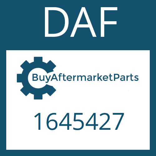 1645427 DAF HEAT EXCHANGER