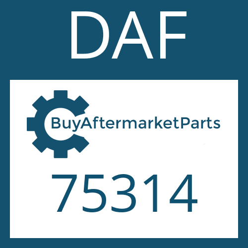 75314 DAF HANDBRAKE VALVE