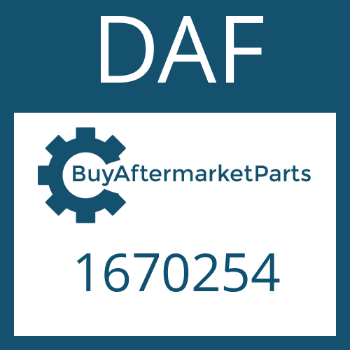 1670254 DAF VALVE