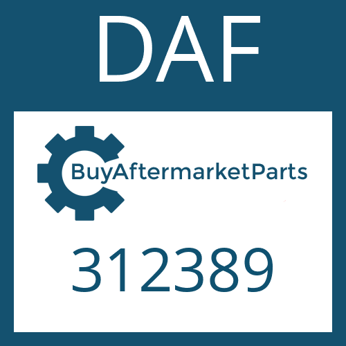 312389 DAF SHAFT SEAL