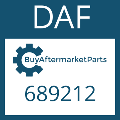 689212 DAF SCREW PLUG