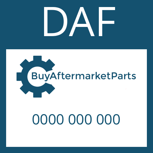 0000 000 000 DAF Part