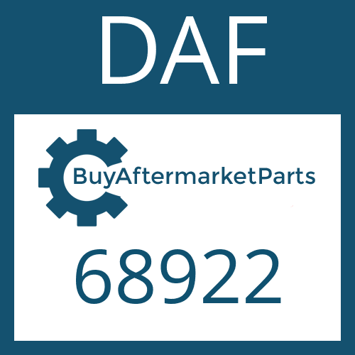 68922 DAF SPACER SHEET