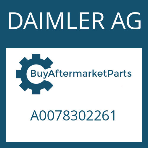 A0078302261 DAIMLER AG HEAT EXCHANGER