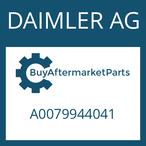 A0079944041 DAIMLER AG RETAINING RING