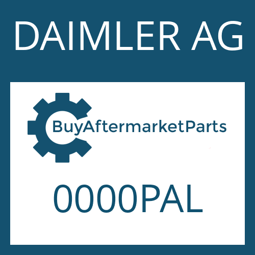0000PAL DAIMLER AG Part